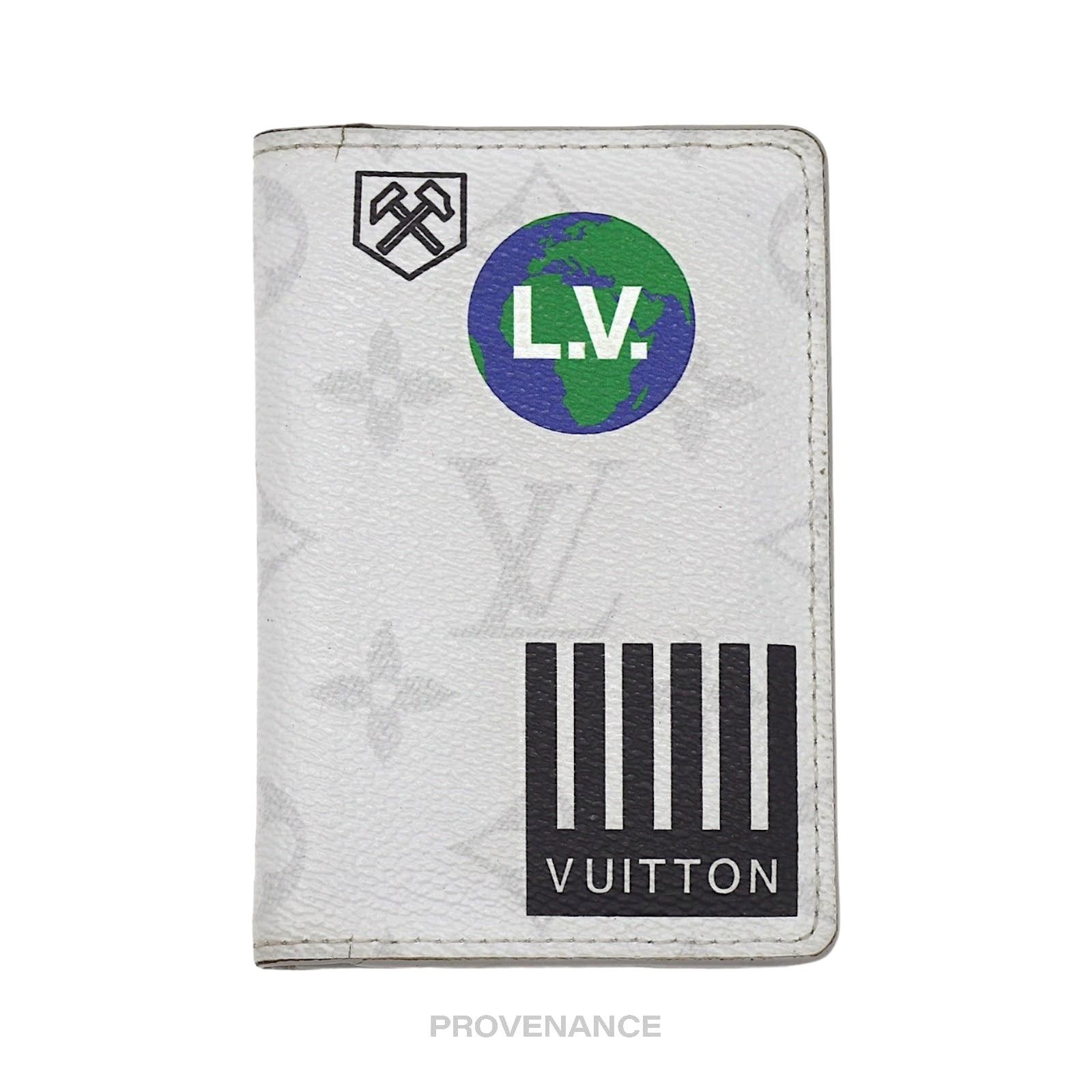 Louis Vuitton 🔴 Louis Vuitton Pocket Organizer Wallet - Antarctica Logos Size ONE SIZE - 2 Thumbnail