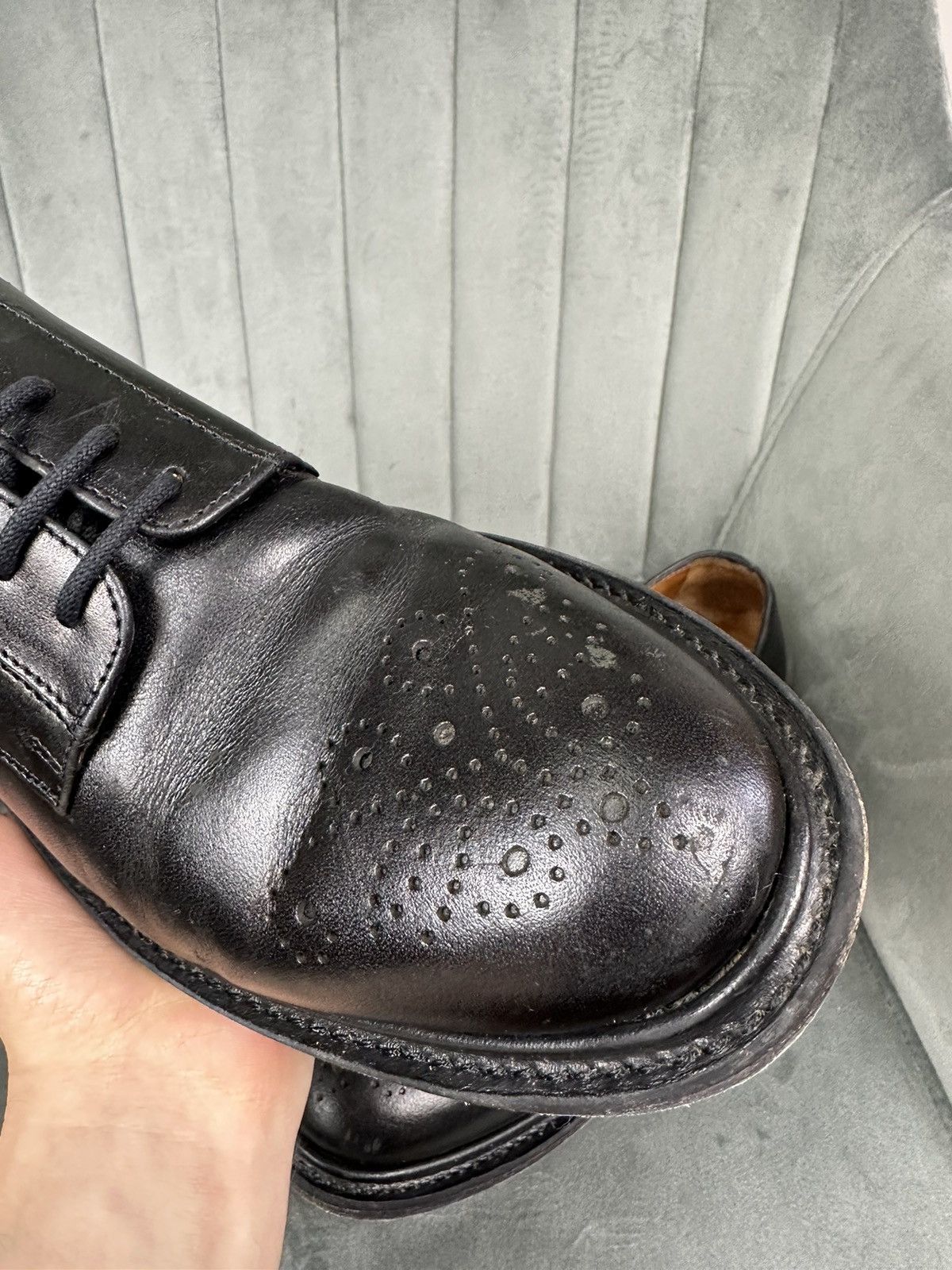 Erdem × H&M × If Six Was Nine ERDEM x H&M Perforated Derby Shoes Unisex Leather Brogues 42 Size US 9 / EU 42 - 10 Thumbnail