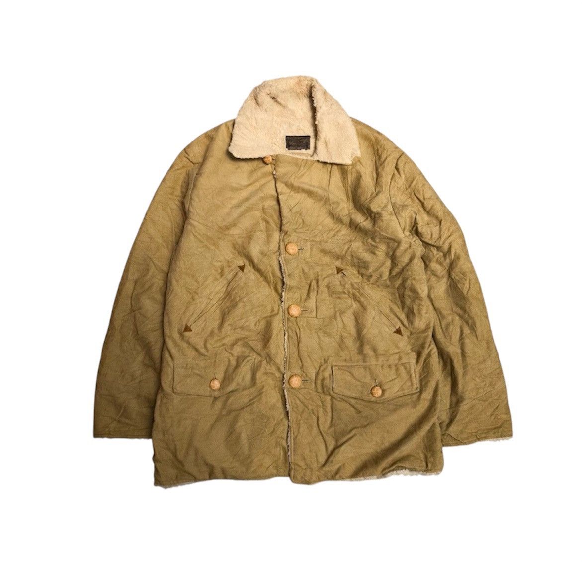 Vintage Houtson Sherpa Parka Jacket Size US M / EU 48-50 / 2 - 1 Thumbnail