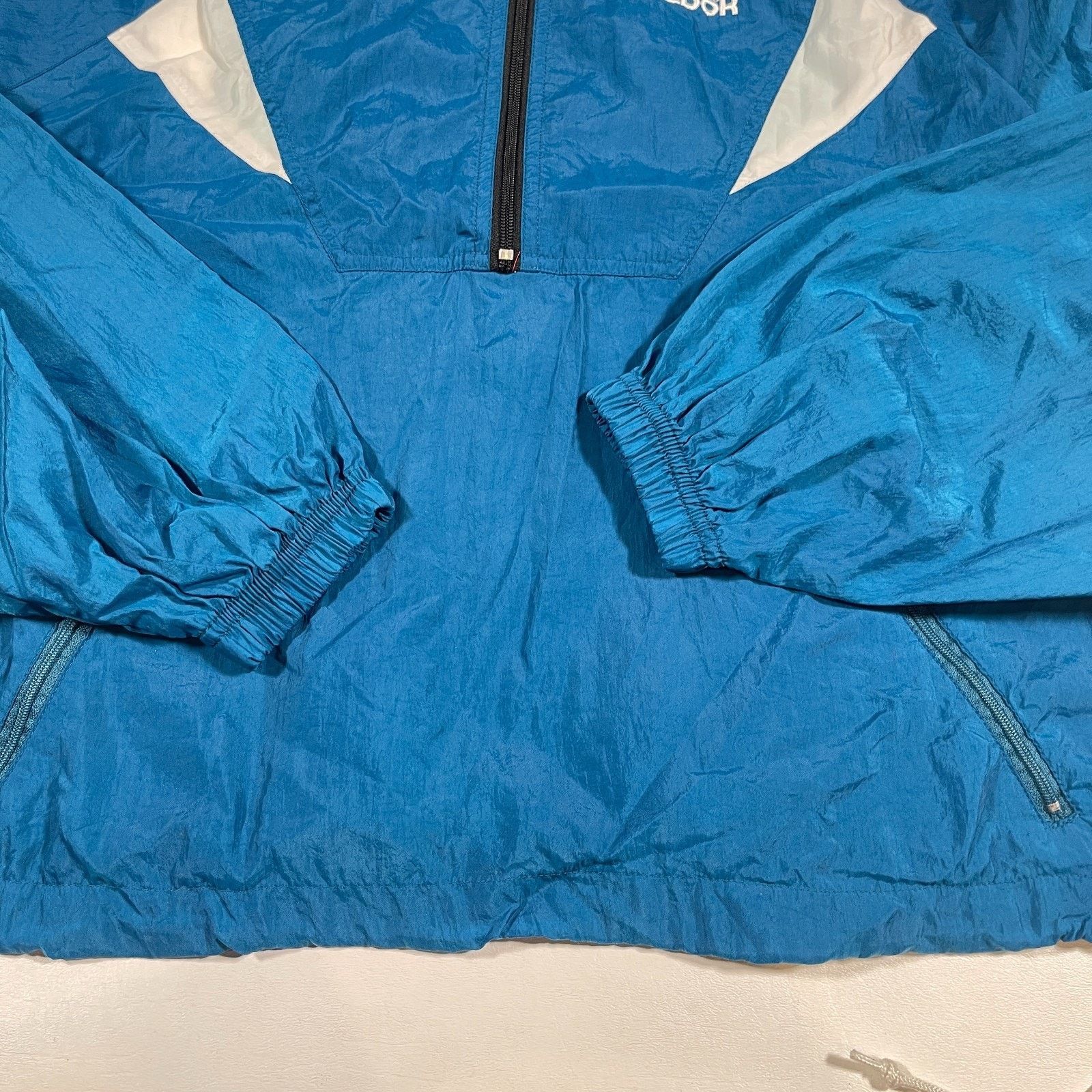 Reebok × Vintage REEBOK Vintage 90s Windbreaker Jacket Pullover Blue Small Size US S / EU 44-46 / 1 - 3 Thumbnail