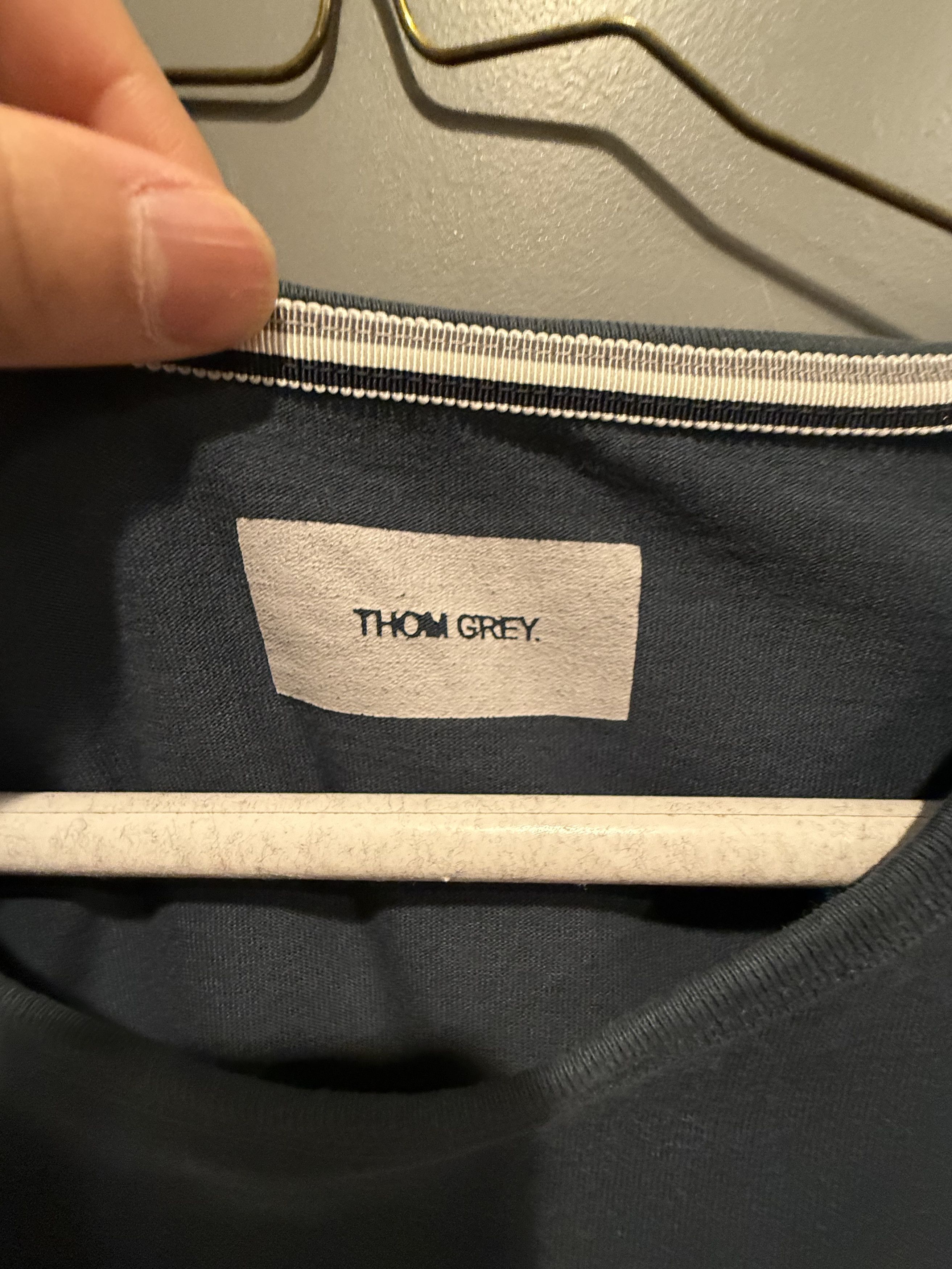 Thom Browne Thom Grey Japan line tee Size US M / EU 48-50 / 2 - 6 Thumbnail