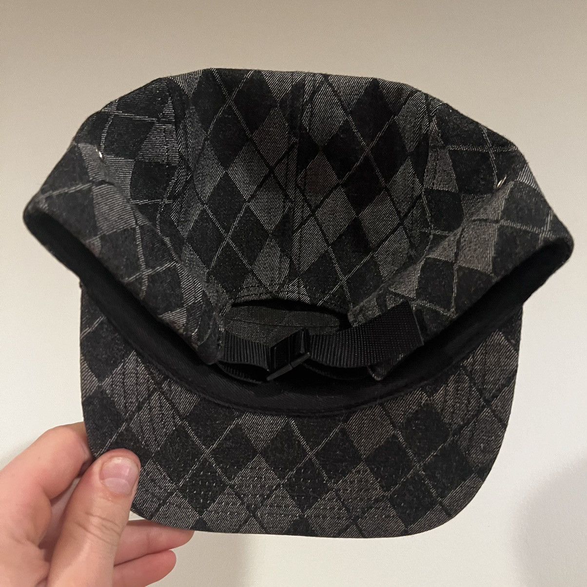 Supreme Supreme Denim Argyle Camp Cap Size ONE SIZE - 14 Thumbnail