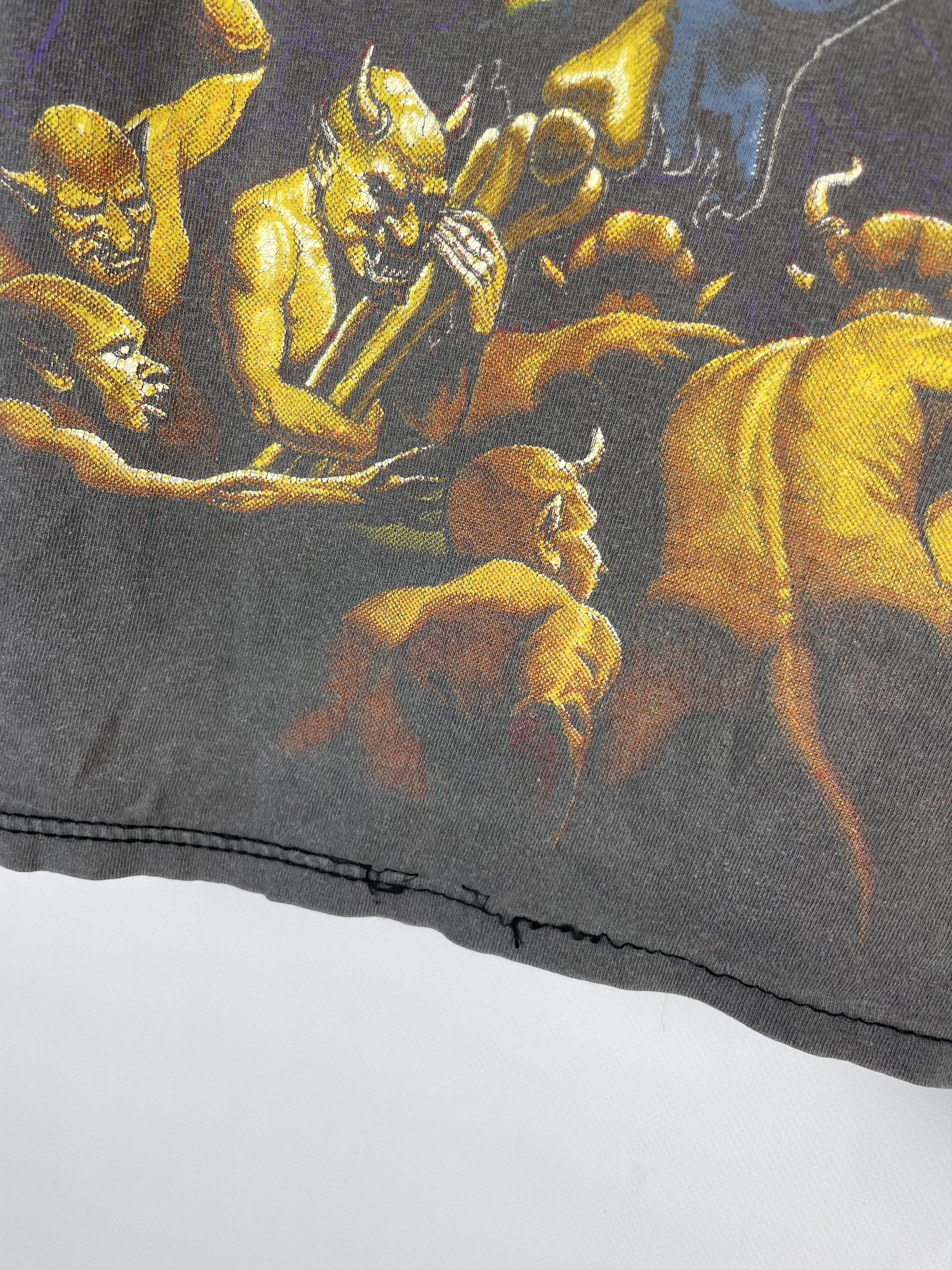 Band Tees × Vintage 1991 MEGADETH ALL OVER PRINT AOP WILD OATS TEE SHIRT Size US XL / EU 56 / 4 - 14 Thumbnail