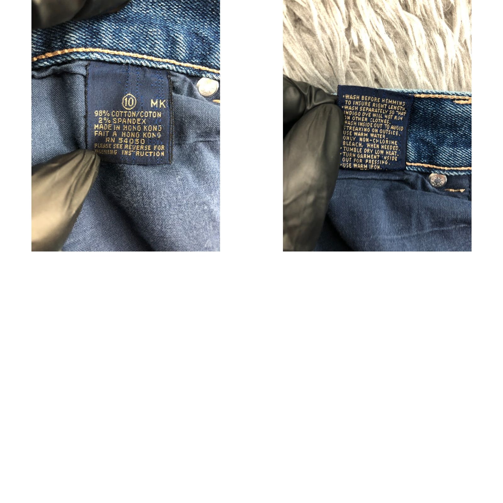 Gloria Vanderbilt Gloria Vanderbilt Jeans Size 10 Womens Medium Wash Blue Denim 5-Pocket Straight Regular Rise Belt Loops Cotton Size 32" / US 10 / IT 46 - 9 Thumbnail