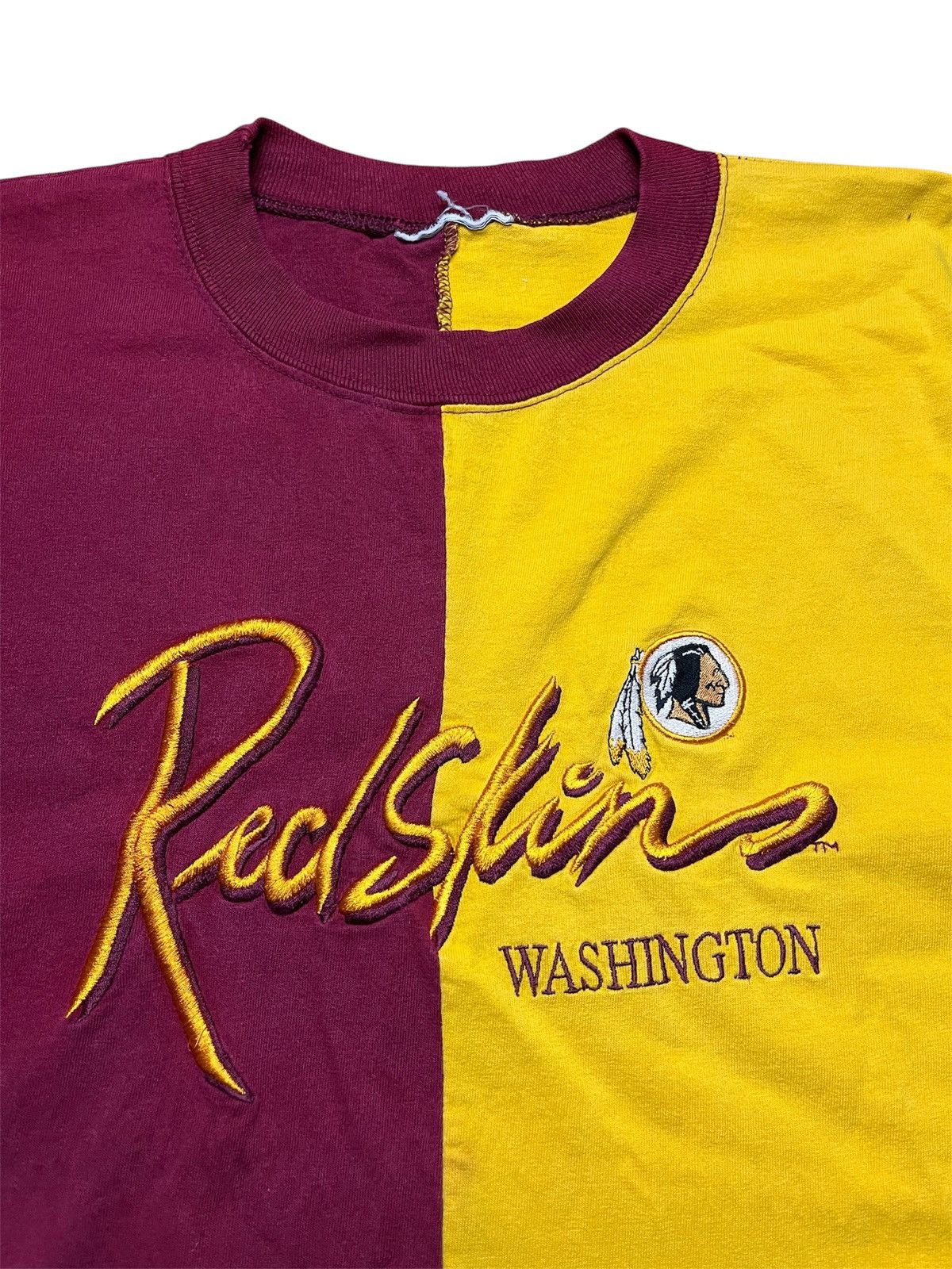 NFL Vintage NFL 90s Washington Red Skin t shirts Size US XL / EU 56 / 4 - 3 Thumbnail