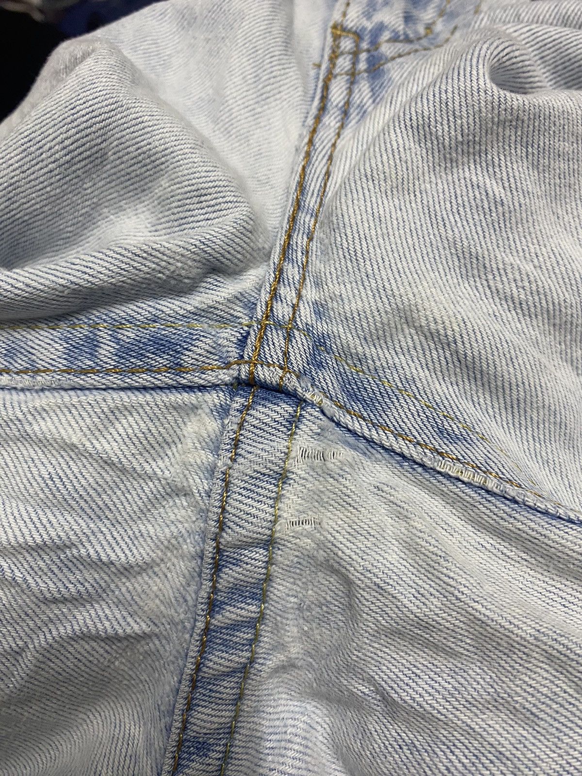Levi's Levis Premium Jeans Distressed Denim Balloon Leg Big E Pants Size 26" / US 2 / IT 38 - 12 Thumbnail
