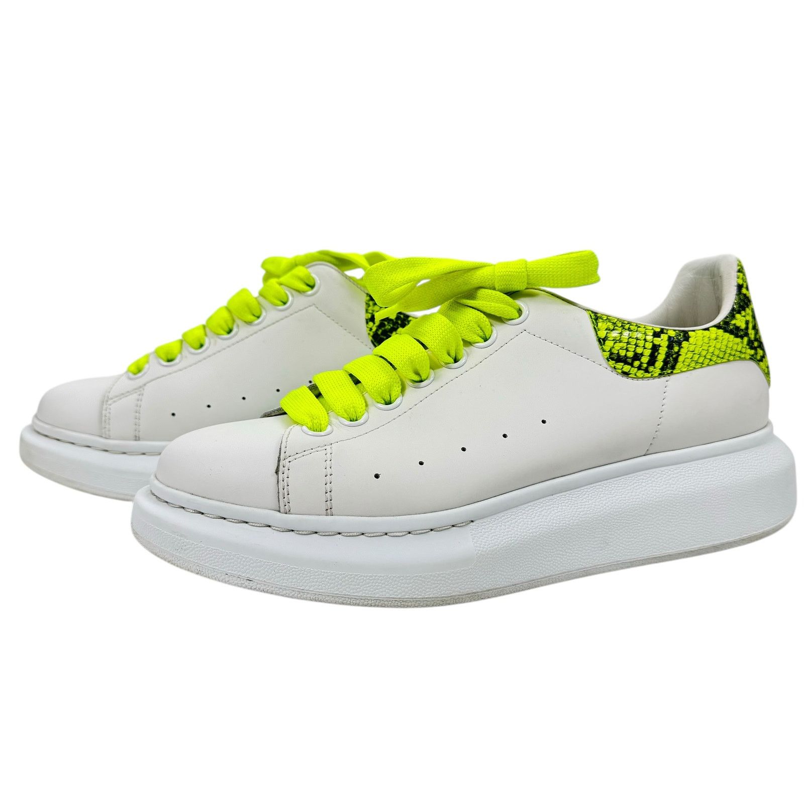 Alexander McQueen Alexander Mcqueen Oversized Python Print Sneakers Leather Size US 10.5 / IT 40.5 - 3 Thumbnail