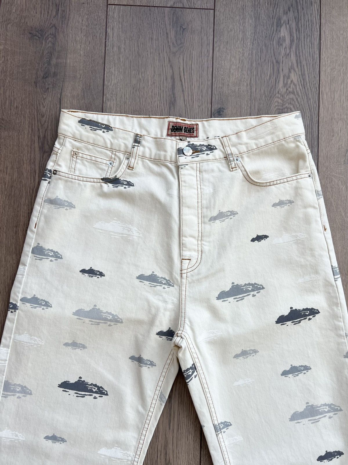 Corteiz Corteiz Alcatraz Pattern Denim Jeans White Large Size US 34 / EU 50 - 6 Thumbnail