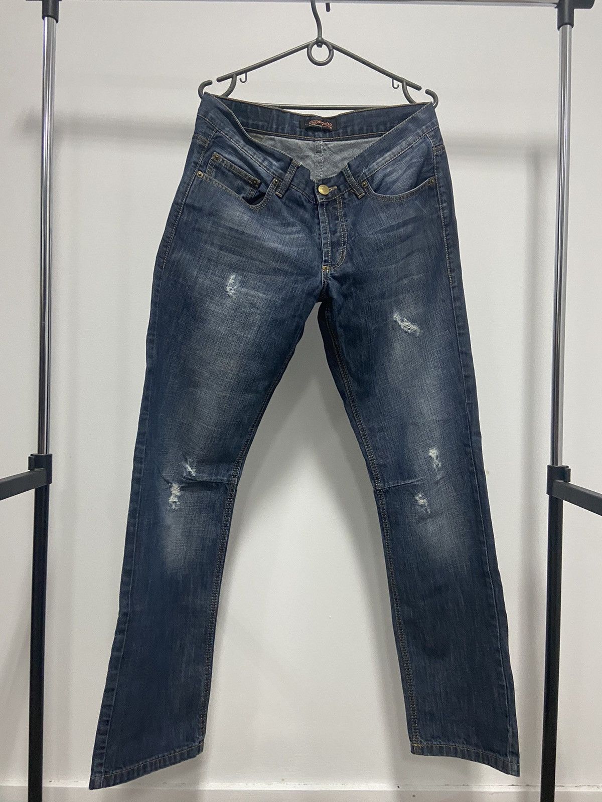 Ed Hardy Ed Hardy skull eagle jeans denim pants big logo Size US 32 / EU 48 - 3 Thumbnail