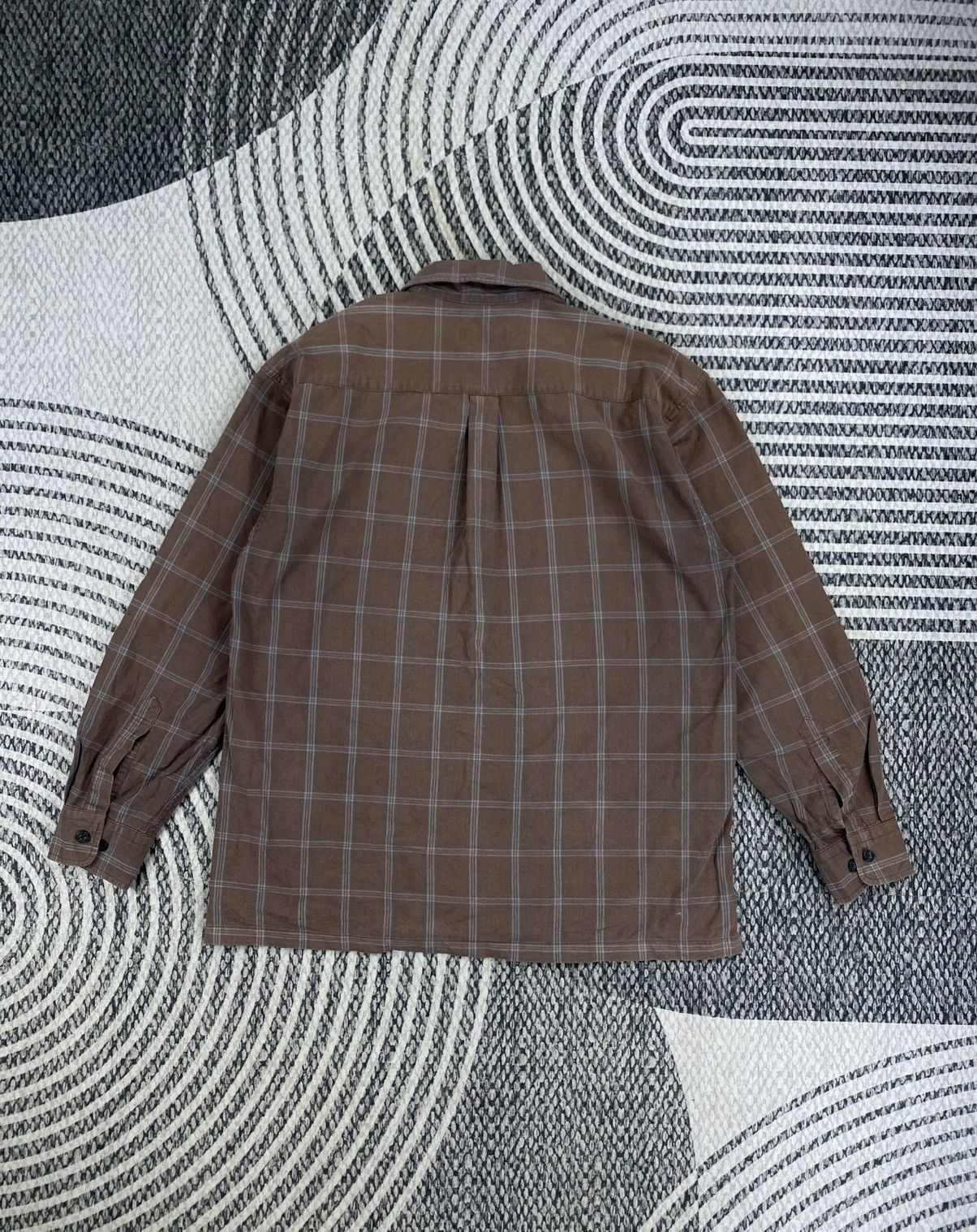 Michiko Koshino London Vtg Michiko Koshino London Brown Plaid Zip-Up Jacket Size US M / EU 48-50 / 2 - 2 Thumbnail