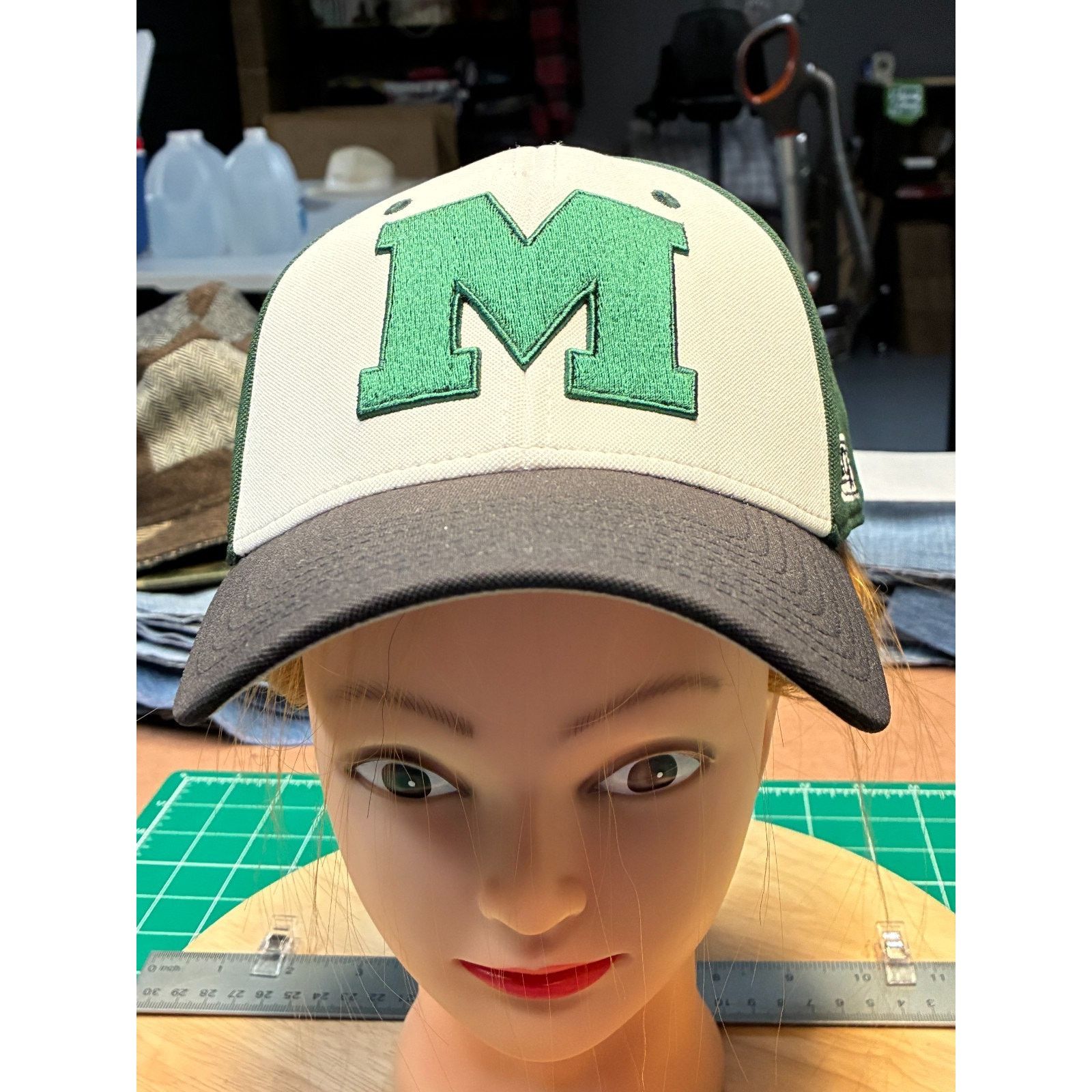 The Game The Game Pro Gametek XL Snapback Hat – Green “M” Logo – NWT Size ONE SIZE - 7 Thumbnail