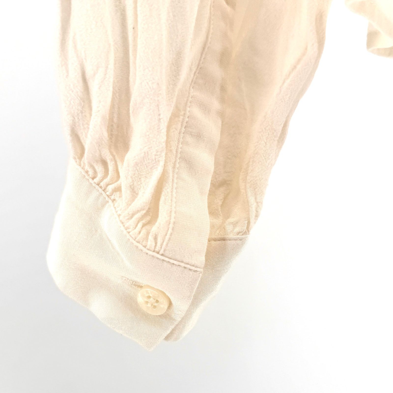 & Other Stories Cream Lace Pintuck Button Down Blouse Size XS / US 0-2 / IT 36-38 - 5 Thumbnail