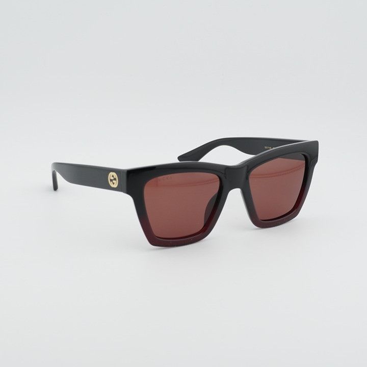 Gucci Gucci GG1714S 009 Sunglasses Black / Red Square Frame Size ONE SIZE - 8 Thumbnail
