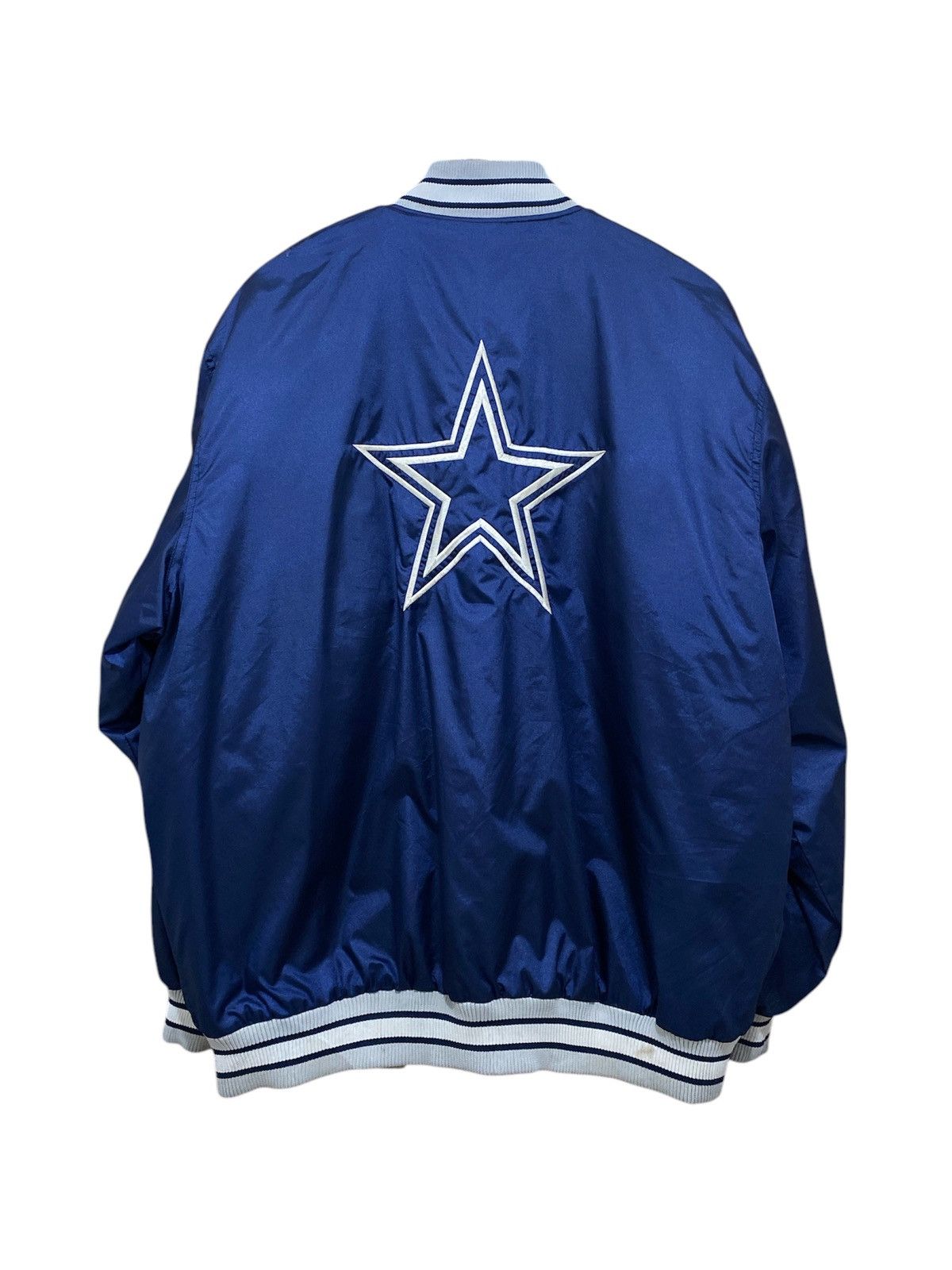 NFL × Reebok × Vintage Vintage 90s Dallas Cowboys Reebok Varsity Lightweight Jacket Size US L / EU 52-54 / 3 - 2 Thumbnail