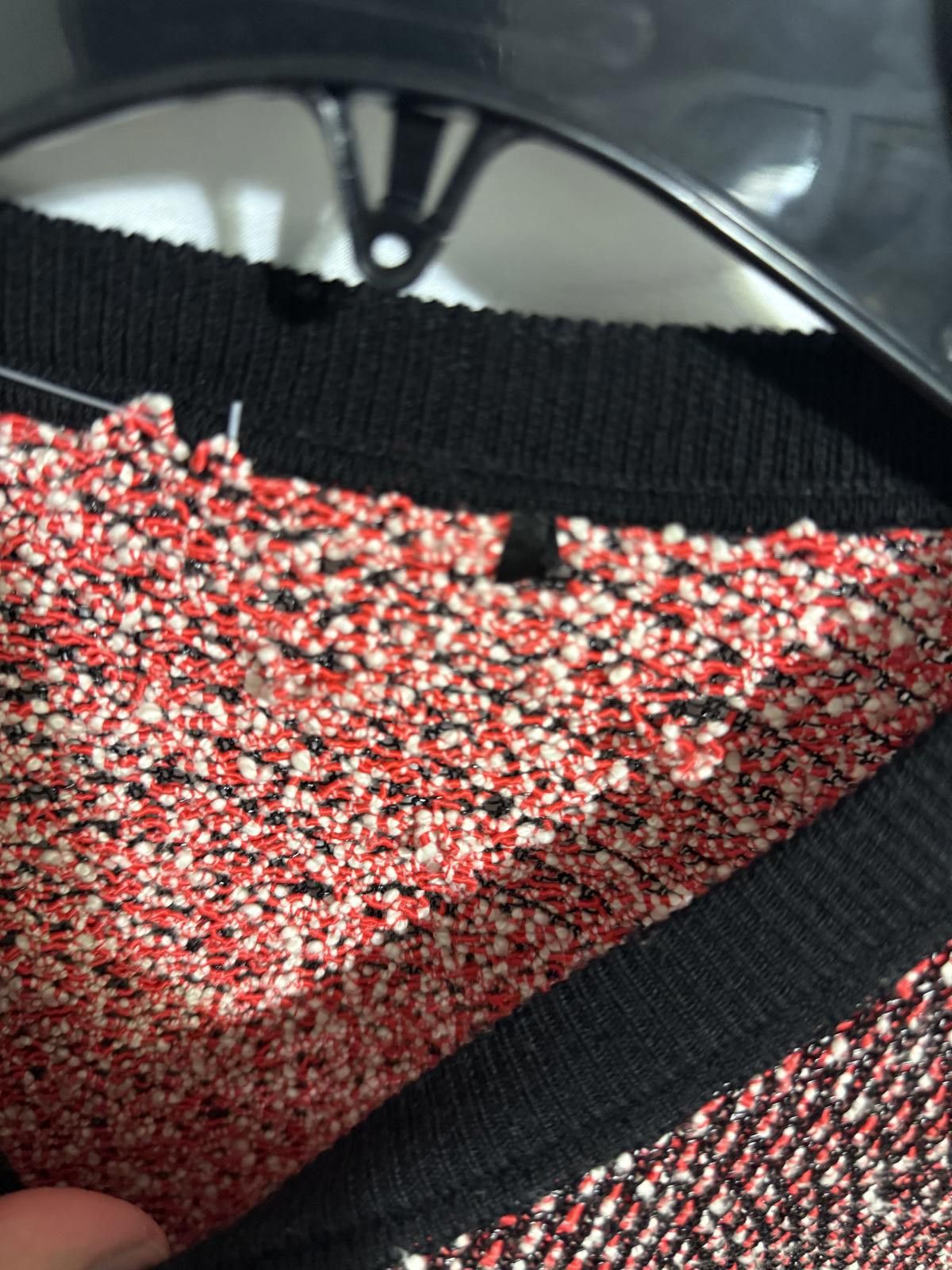 Alexander Wang Alexander Wang Metallic Knit Sweater – Red & Black Size S / US 4 / IT 40 - 5 Thumbnail