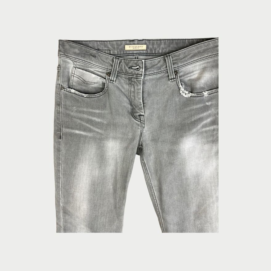 Burberry Burberry Brit | Kensington Skinny Low-Rise Gray Jeans | 26 Size 26" / US 2 / IT 38 - 3 Thumbnail