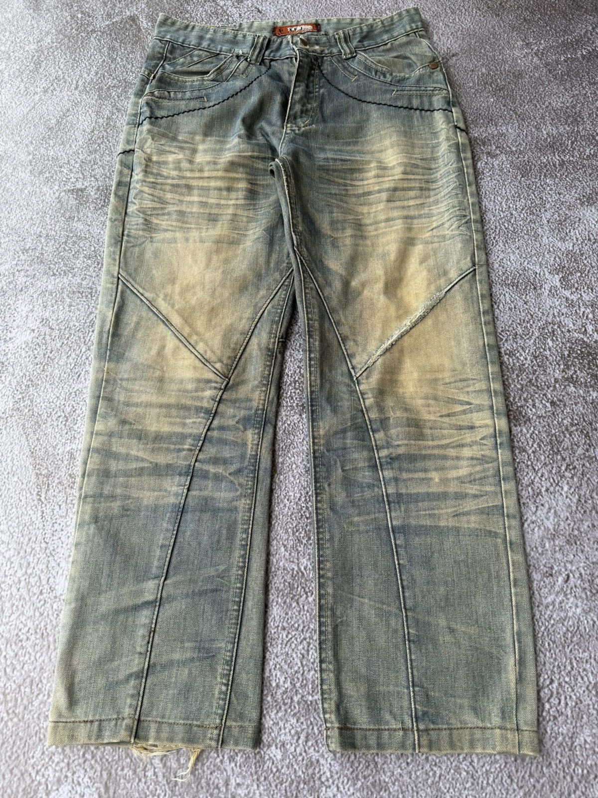 Japanese Brand Distressed Wash Jeans Denim Ifsixwasnine LGB Size US 30 / EU 46 - 1 Thumbnail