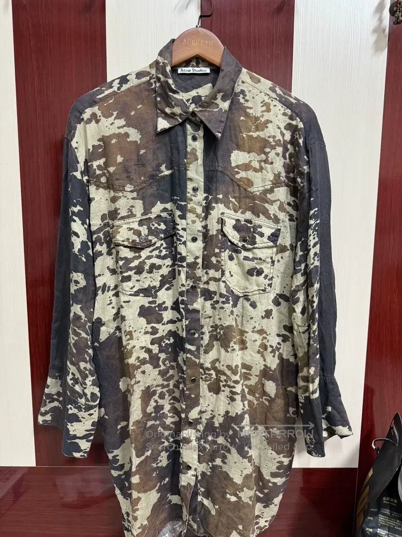 Acne Studios Acne Studios Cow Print Splatter, Linen Shirt and Little Dr Size 4XL / US 24-26 - 1 Thumbnail
