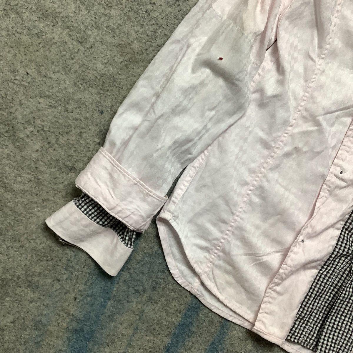 Designer × Japanese Brand × Nicole Club Nicole Club For Men Double Layer Shirt Size US L / EU 52-54 / 3 - 3 Thumbnail