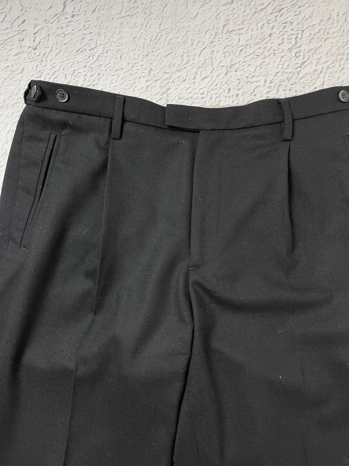 Barena Barena Venezia black wool classic casual pants Size US 34 / EU 50 - 10 Thumbnail