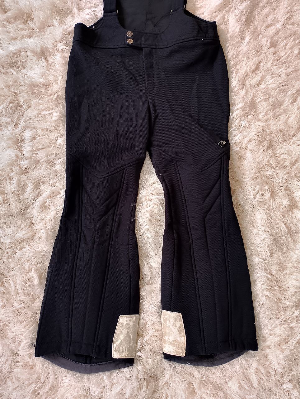 Sports Specialties POINT SQUARE Japana Fitted Solid Black Snowboard Jumpsuit Size 36" / US 14 / IT 50 - 3 Thumbnail