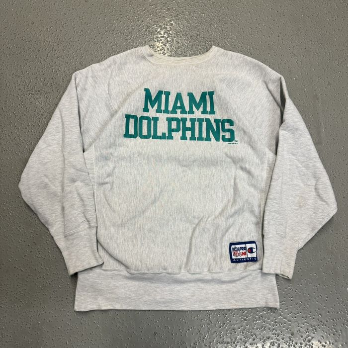 Vintage Vintage 90s Miami Dolphins Champion Reverse Weave Crewneck