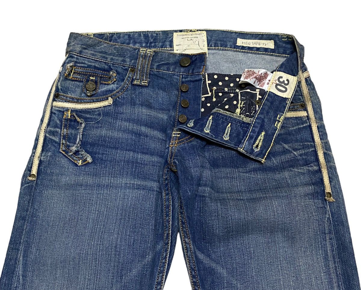 If Six Was Nine × Taverniti Rare Design Vintage Brand Taverniti Jeans 2000s Size US 30 / EU 46 - 6 Thumbnail