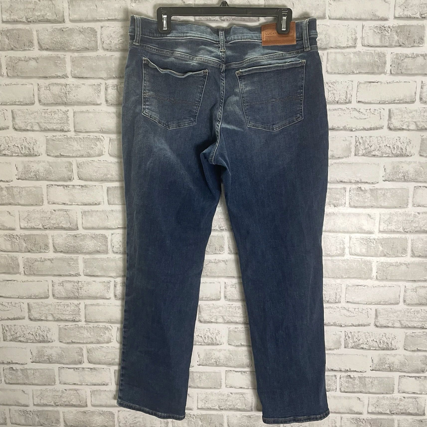 Lucky Brand VINTAGE Lucky Brand Jeans Women Size 14 Straight Blue Cotton Blend 90s Retro Style Size 36" / US 14 / IT 50 - 5 Thumbnail