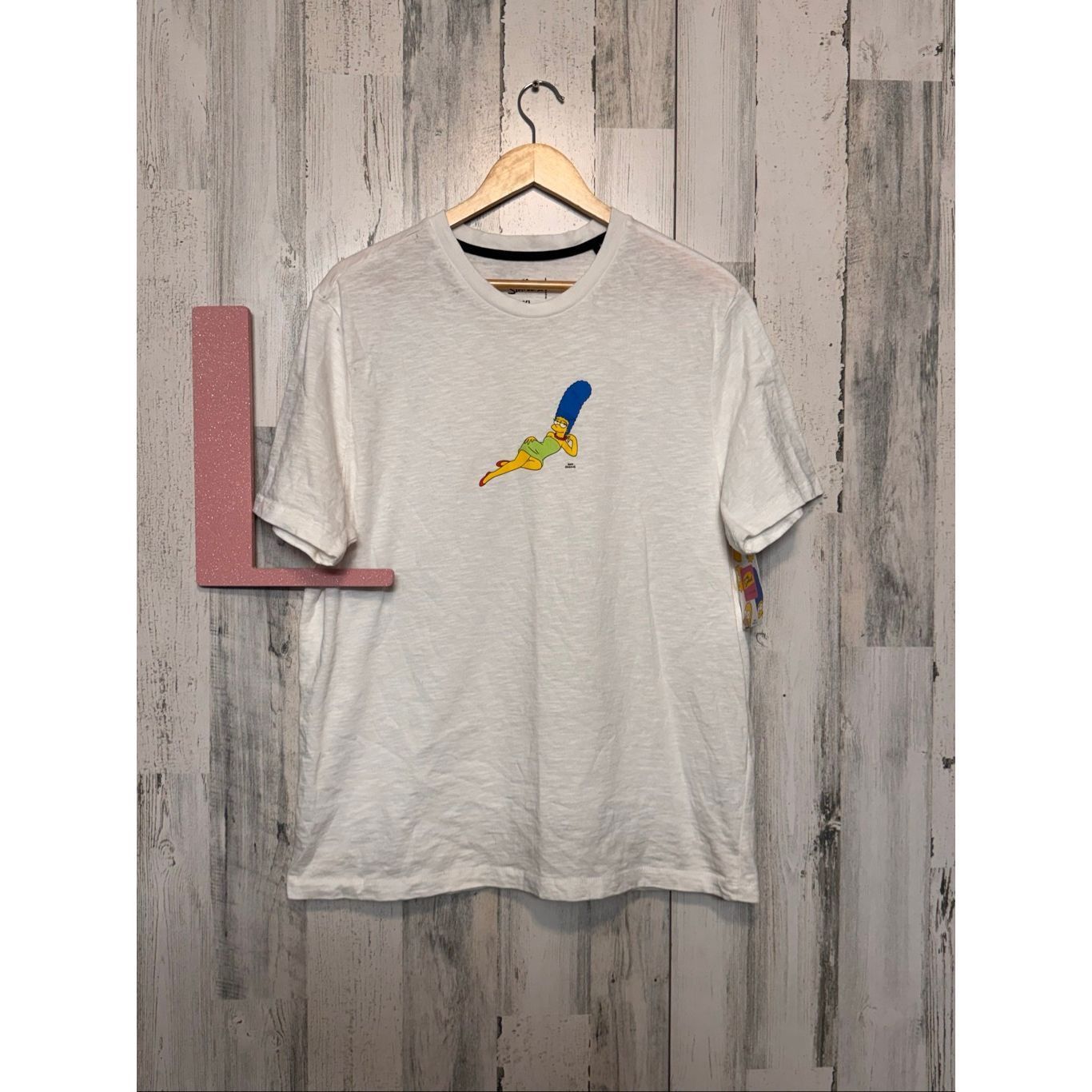 The Simpsons Simpsons Marge Graphic Tee White T-Shirt XL Primark Funny Cartoon Top Size US XL / EU 56 / 4 - 3 Thumbnail