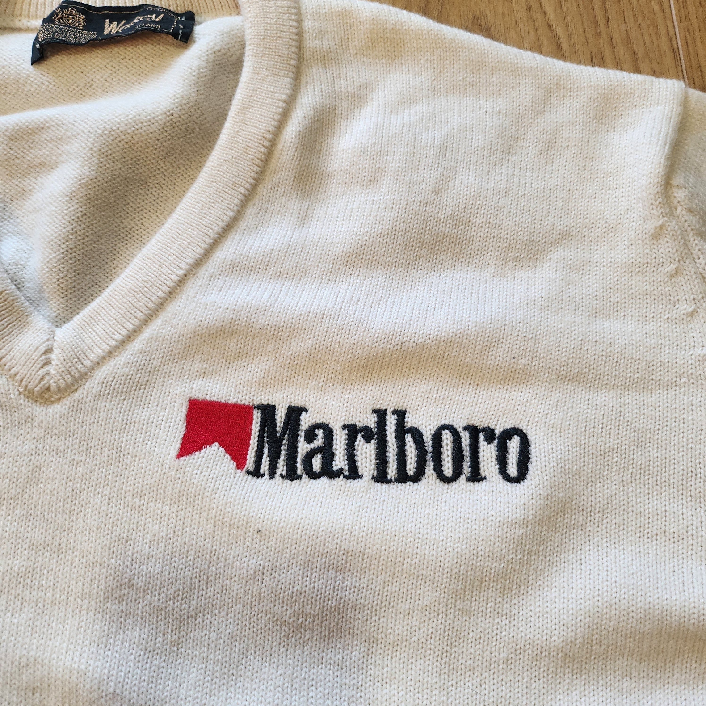 Marlboro × Vintage Wool Marlboro Embroidery Sweater Size US M / EU 48-50 / 2 - 2 Thumbnail
