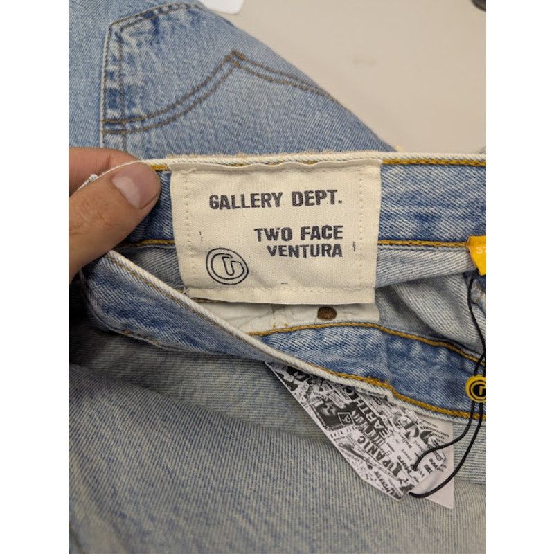 Gallery Dept. o1rshd1 Ken Panelled Denim Jeans in Indigo Blue Size US 32 / EU 48 - 17 Thumbnail