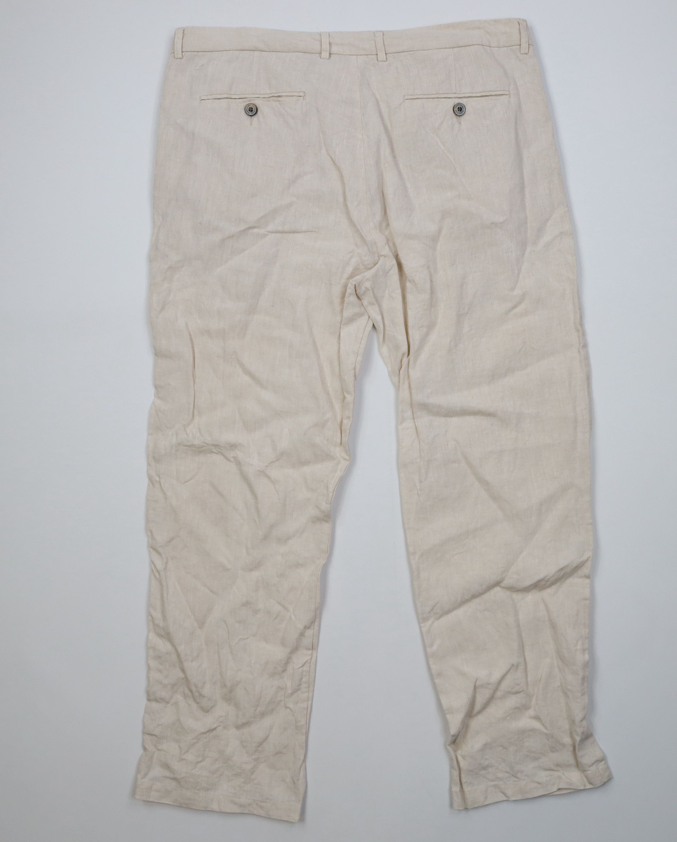Vintage Vintage 90s Y2K Streetwear Beach Chino Pants Trousers Beige Size US 36 / EU 52 - 8 Thumbnail