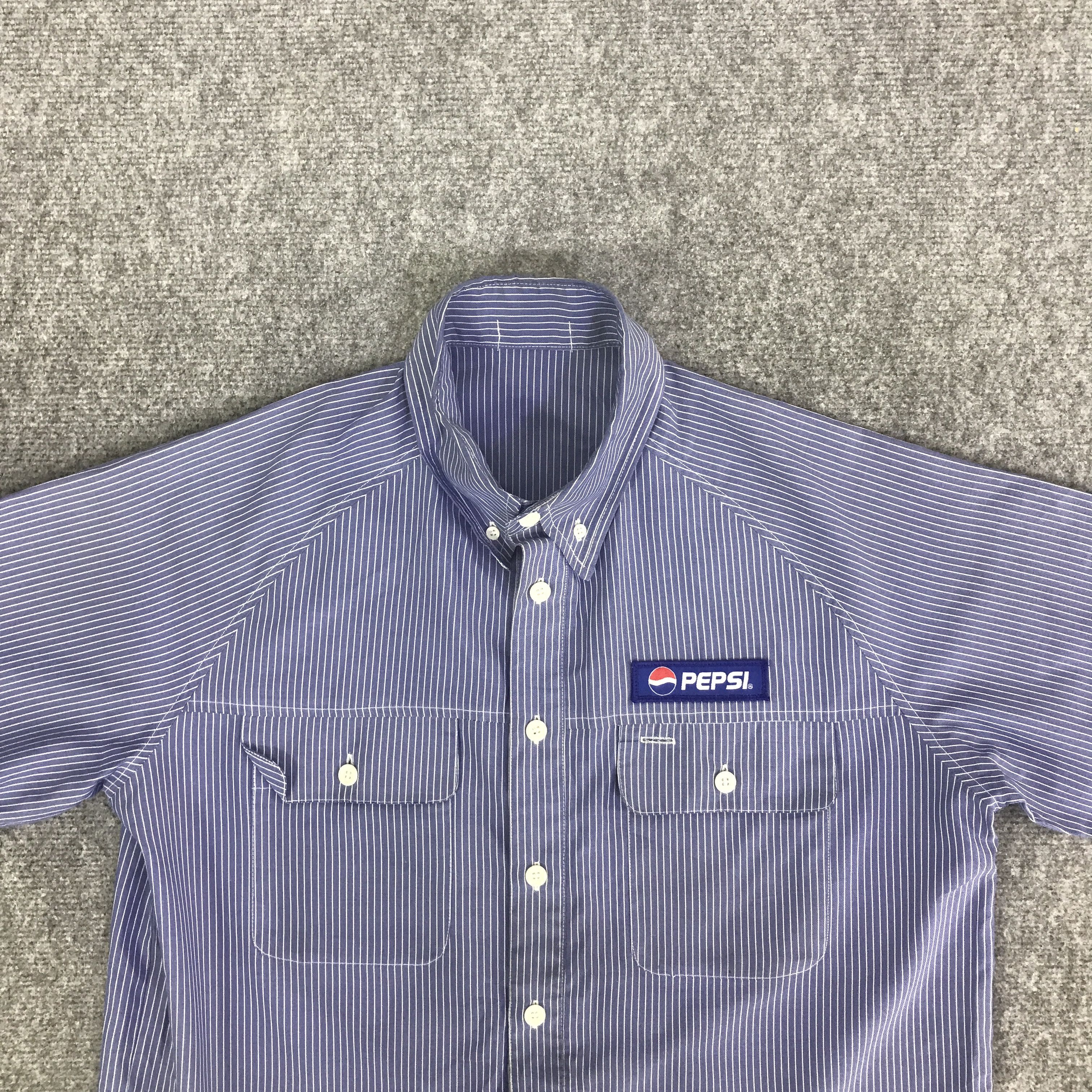 Pepsi PEPSI WORK BUTTON UP T-SHIRT K117B18 Size US L / EU 52-54 / 3 - 2 Thumbnail