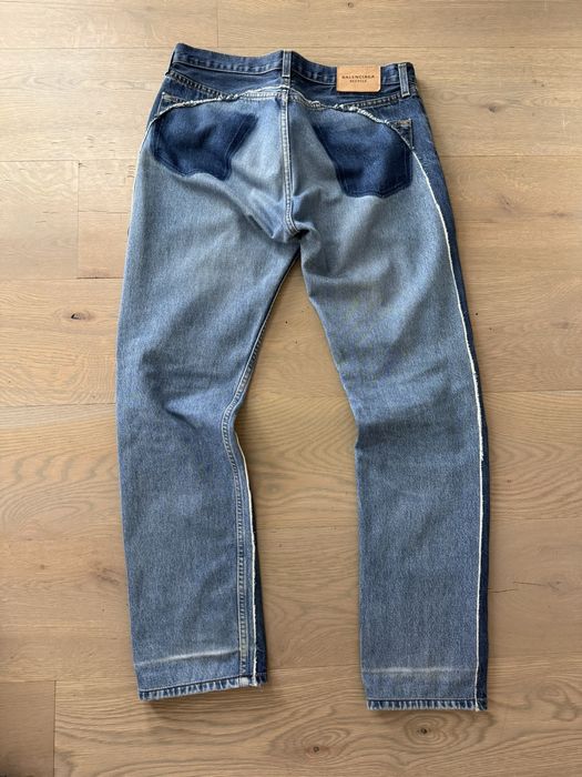 Balenciaga Balenciaga Recycled Patch Jeans | Grailed