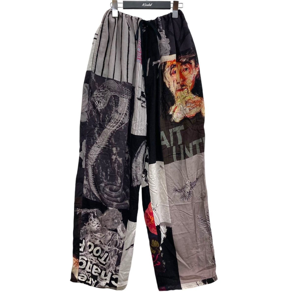 Yohji Yamamoto yohji yamamoto Rayon total pattern pants Size US 41 - 1 Thumbnail
