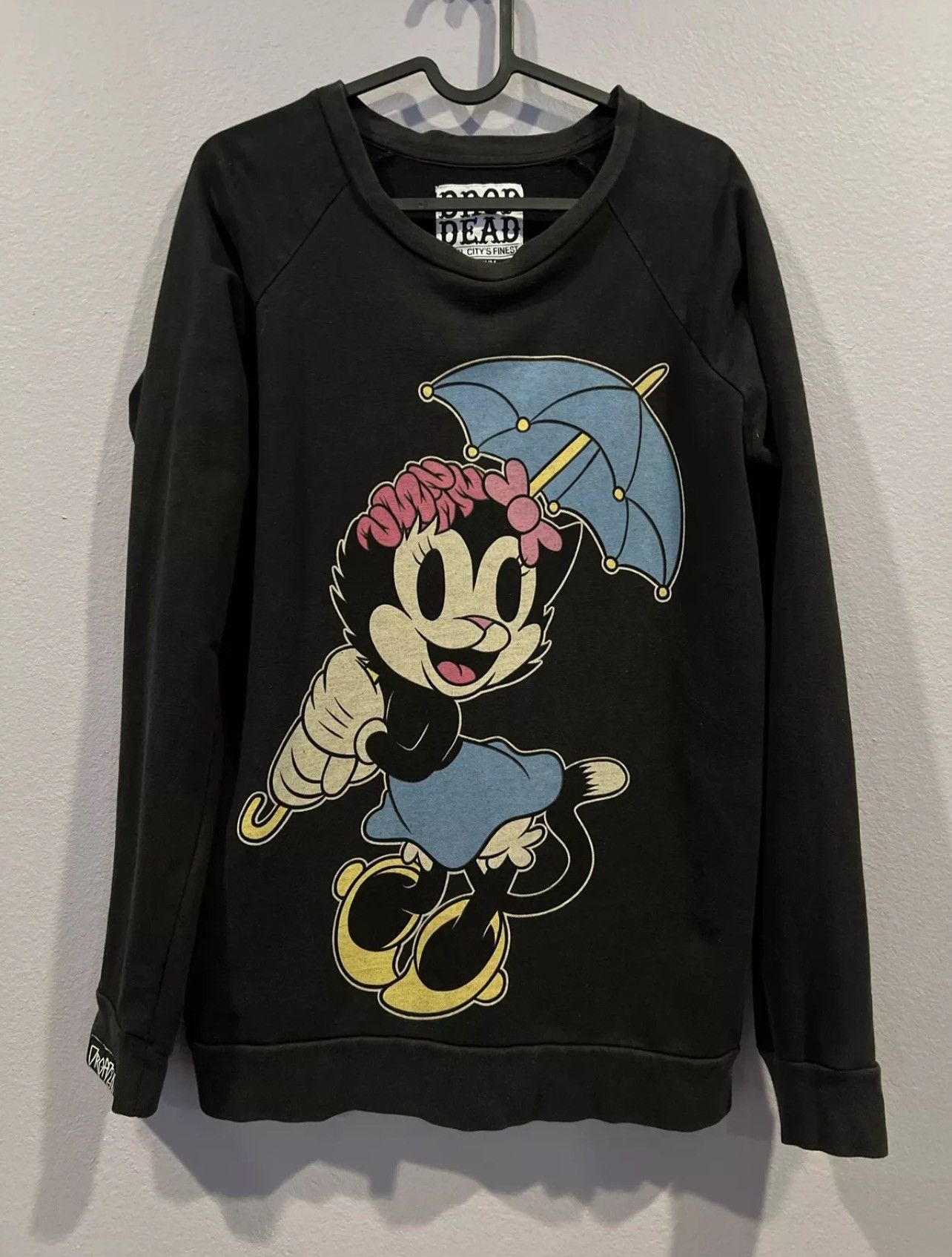 image of Drop Dead Kitty Mouse Brainz Size Women’S Medium in Black, Women's
