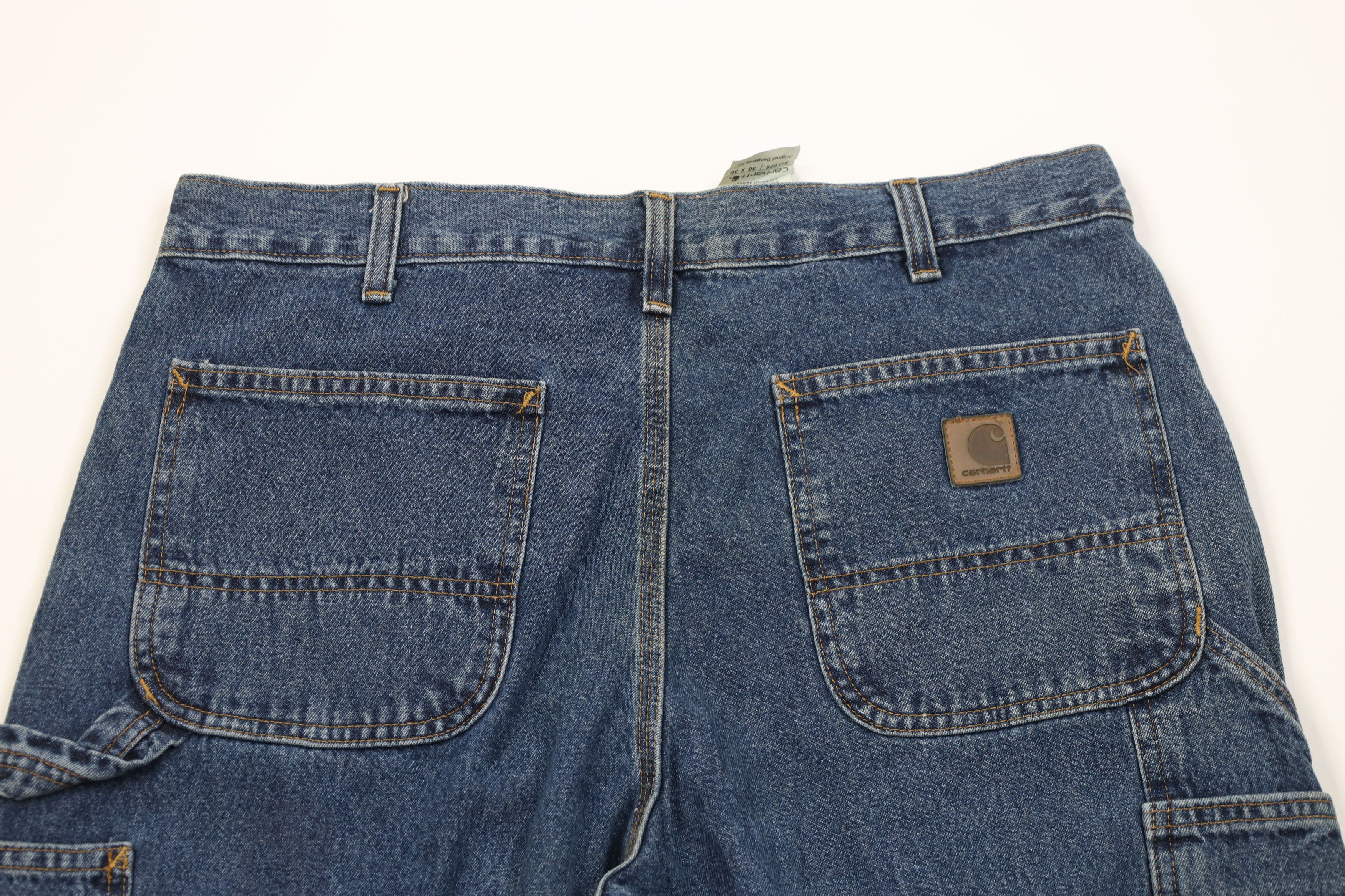 Carhartt Vintage Y2K Carhartt Original Wide Leg Dungaree Denim Jeans Size US 36 / EU 52 - 10 Thumbnail