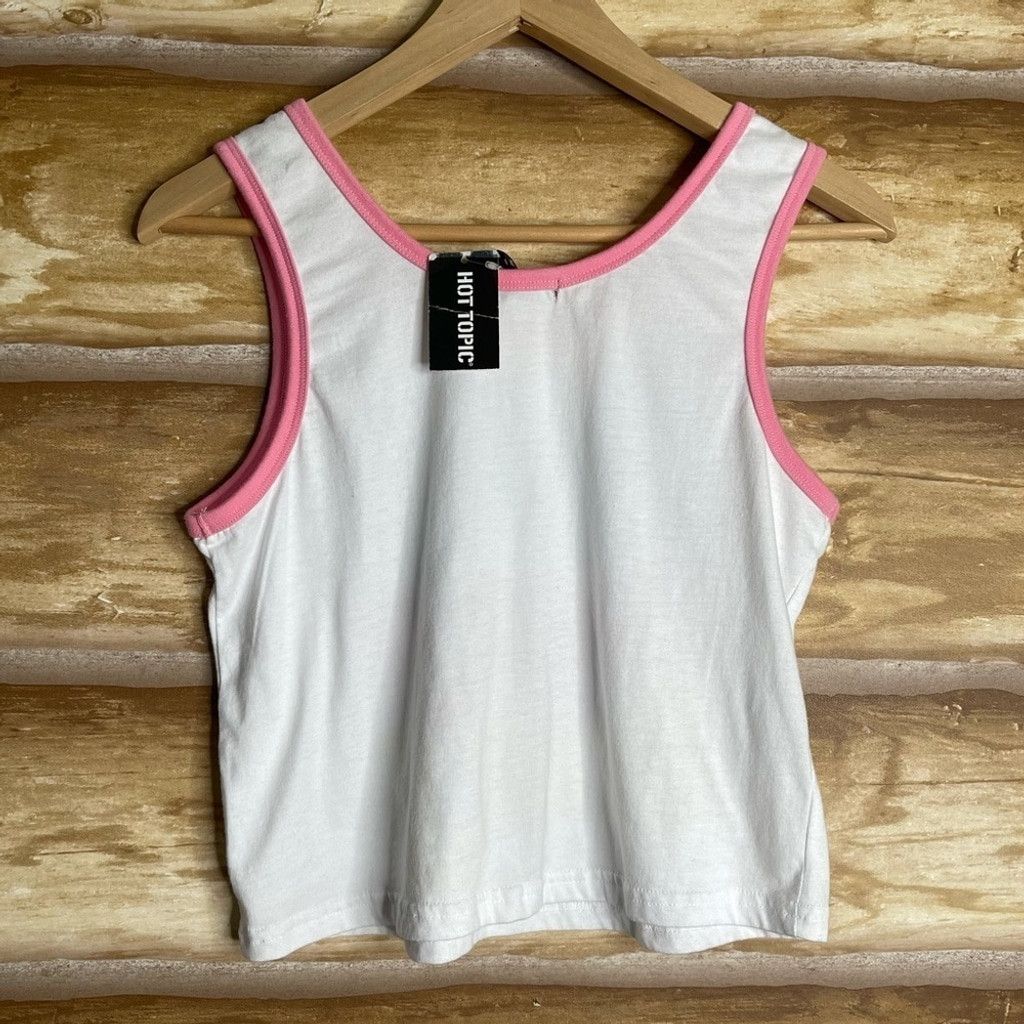 Hot Topic HOT Topic OVER IT pastel ringer tank top size small Size S / US 4 / IT 40 - 4 Thumbnail