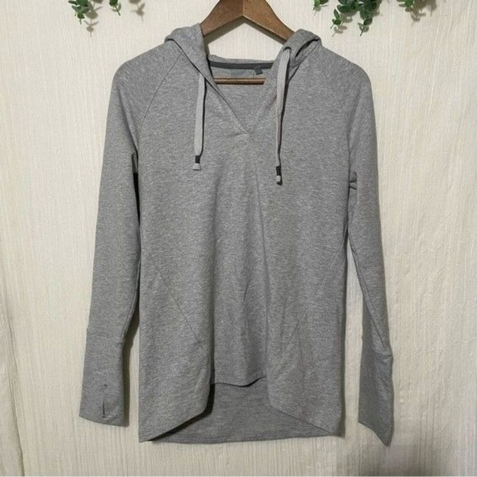 Athleta Athleta Hoodie Womens XS Idyllwild Fitted Activewear Gray Size XS / US 0-2 / IT 36-38 - 4 Thumbnail
