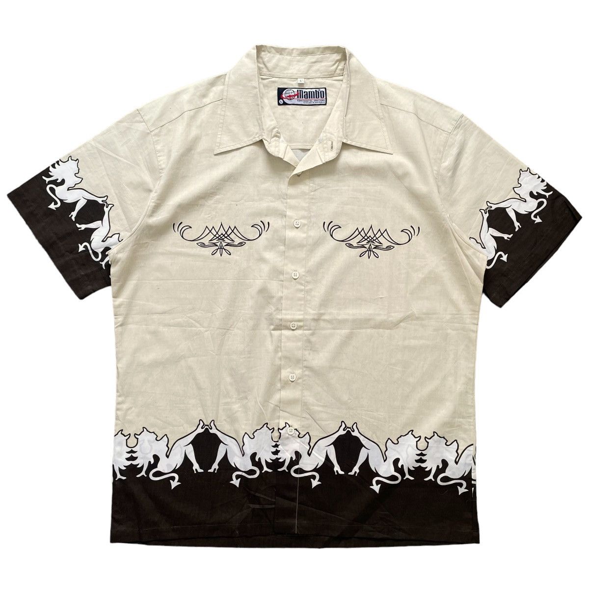 Mambo VINTAGE Y2K MAMBO BUTTON UPS SHIRT Size US L / EU 52-54 / 3 - 1 Thumbnail