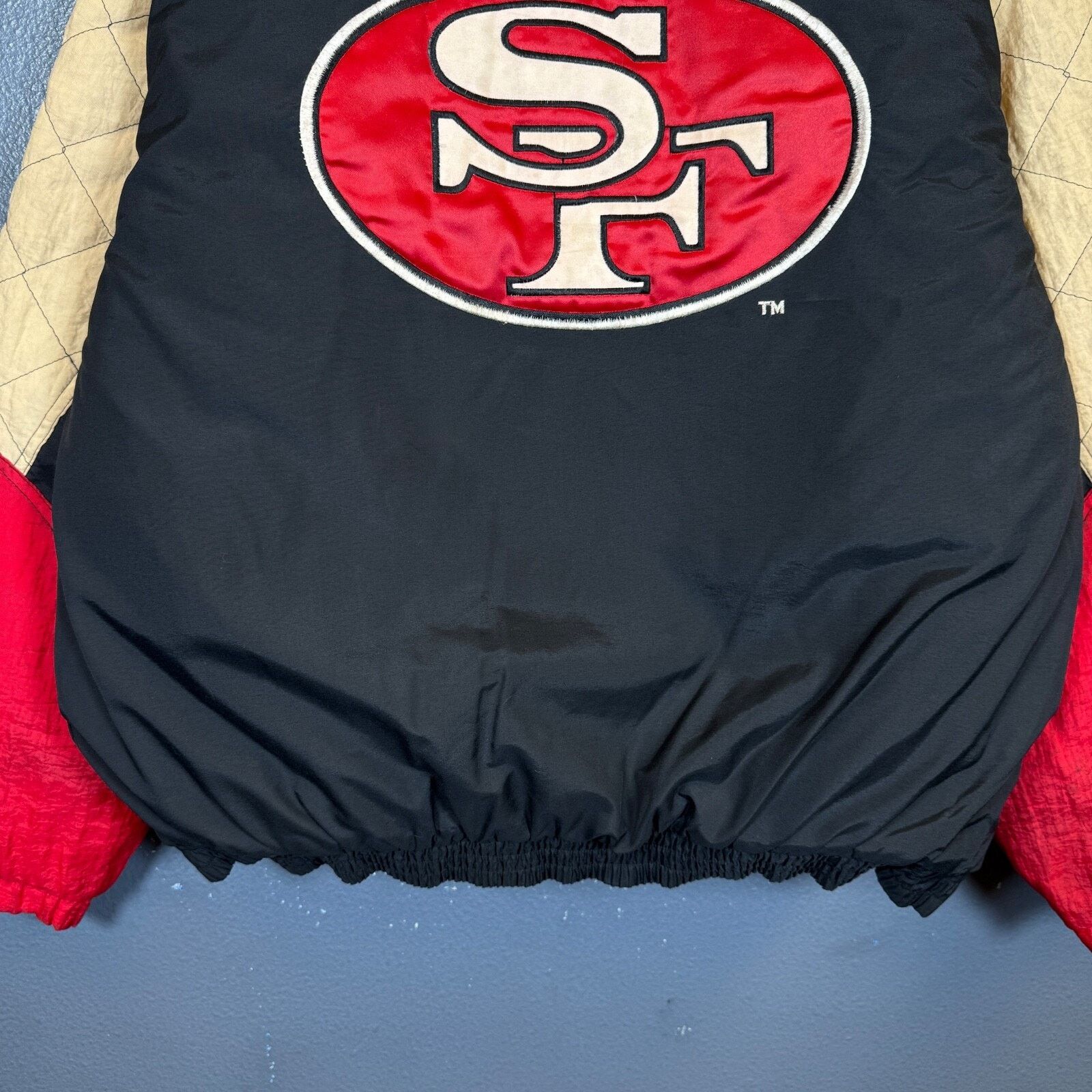 Starter Srarter XL black down jacket 49ERS NFL San Francisco Vintage Size US XL / EU 56 / 4 - 3 Thumbnail