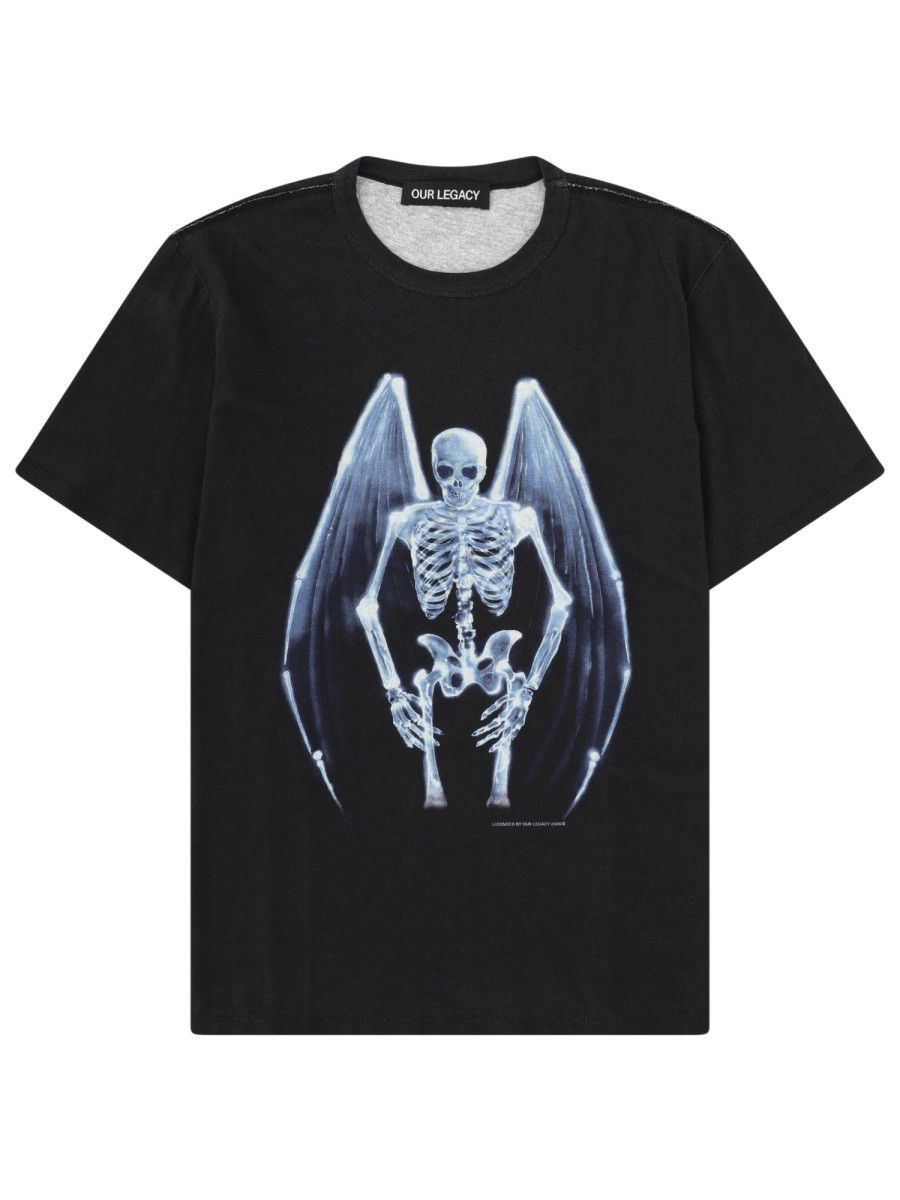 Our Legacy OUR LEGACY "NEW BOX" T-SHIRT - BLACK (IT 48) Size US M / EU 48-50 / 2 - 1 Thumbnail
