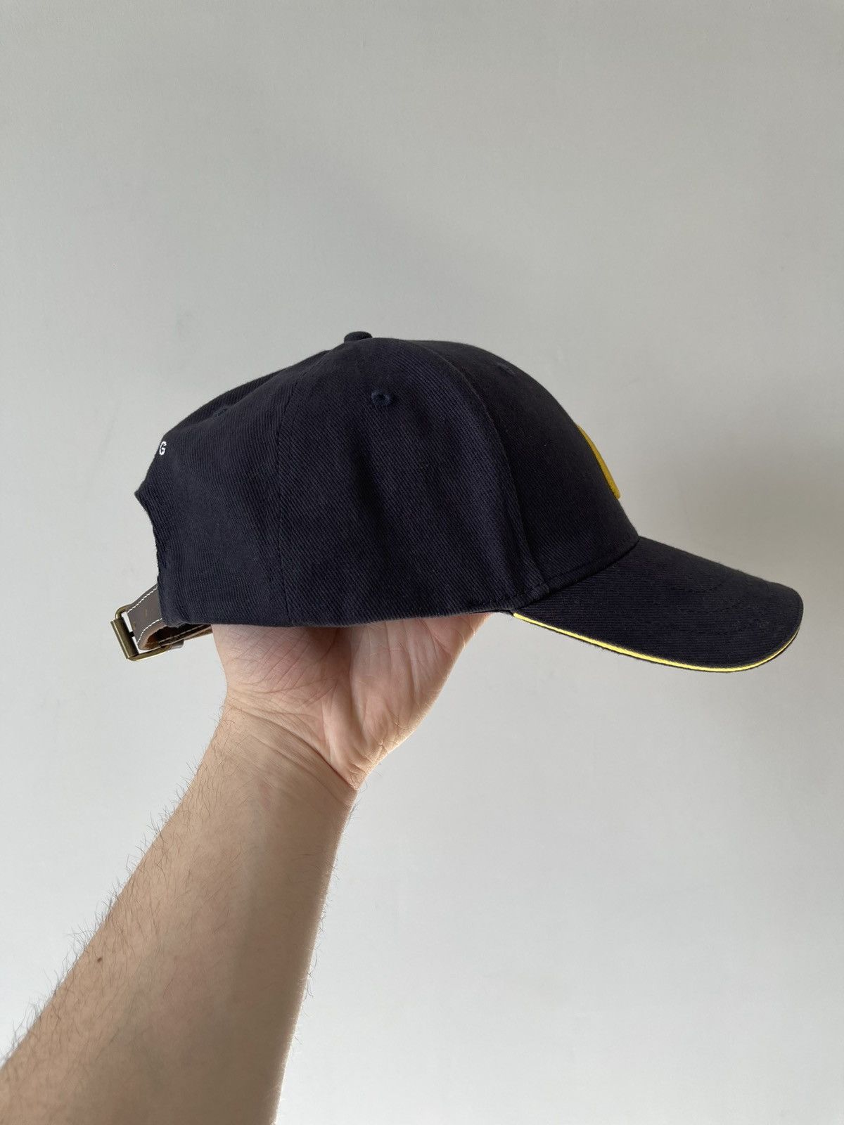 Breitling Vintage BREITLING Luxury Cap Hat Leather Strap Embroidered Size ONE SIZE - 7 Thumbnail