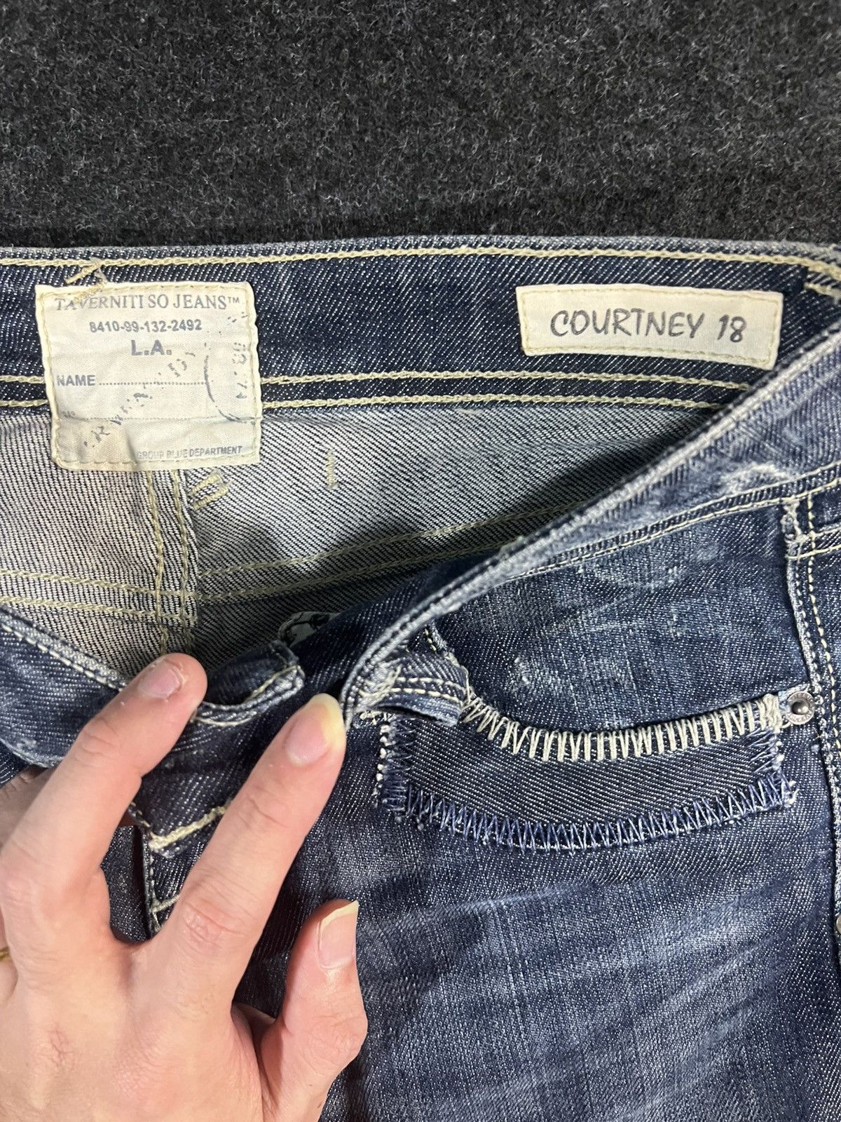 Jimmy Taverniti Flare Distress Washed Lightning Whiskered Like LGB Size US 30 / EU 46 - 5 Thumbnail