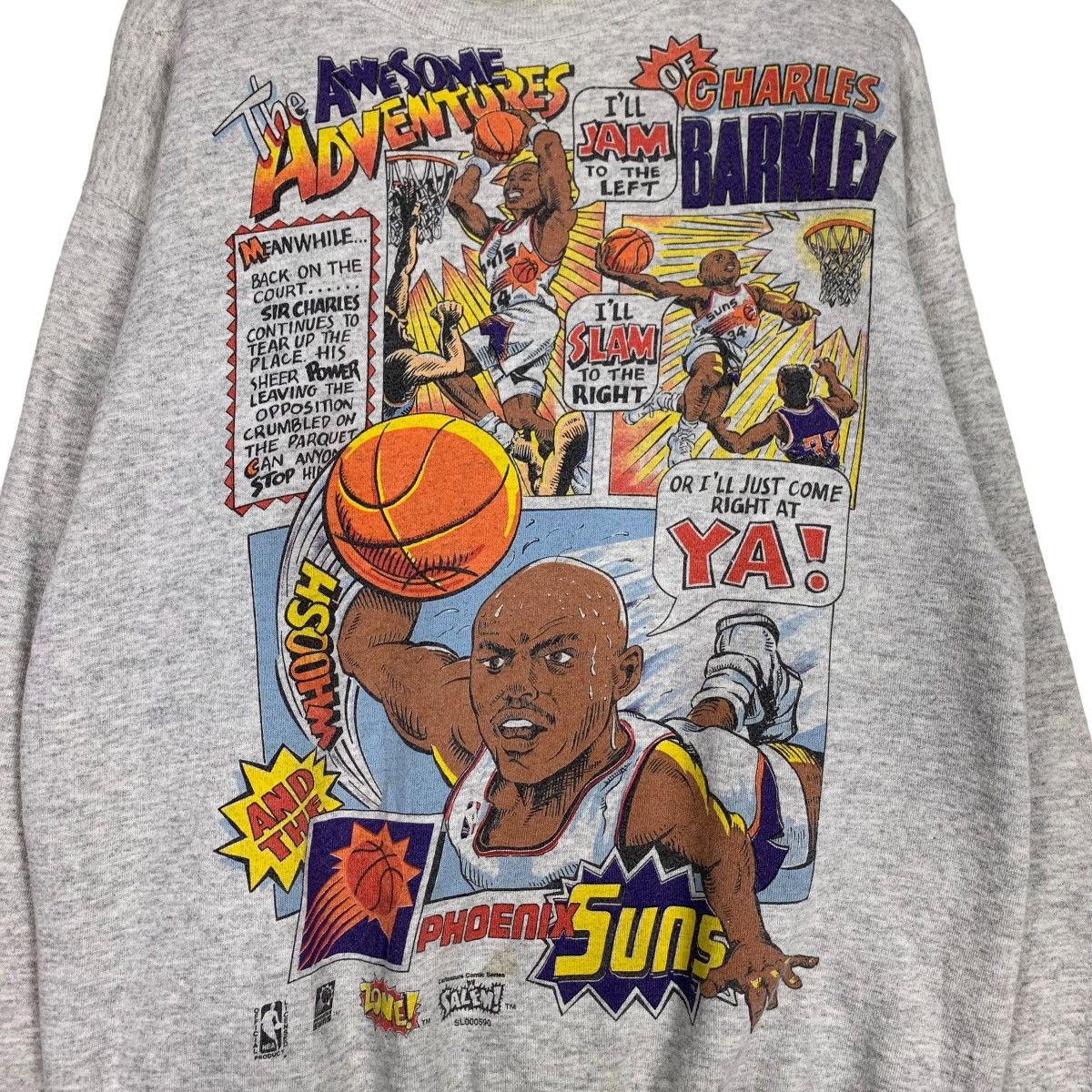Other Vintage Charles Barkley Phoenix Sun Sweatshirts #0693-C32 Size US L / EU 52-54 / 3 - 7 Thumbnail