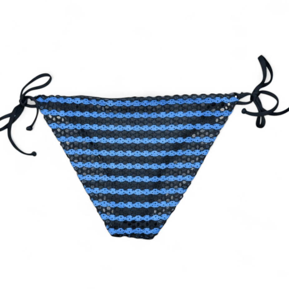Splendid NWT Splendid Avalon Eyelet Crochet Side Tie Bikini USA LG Size ONE SIZE - 2 Thumbnail