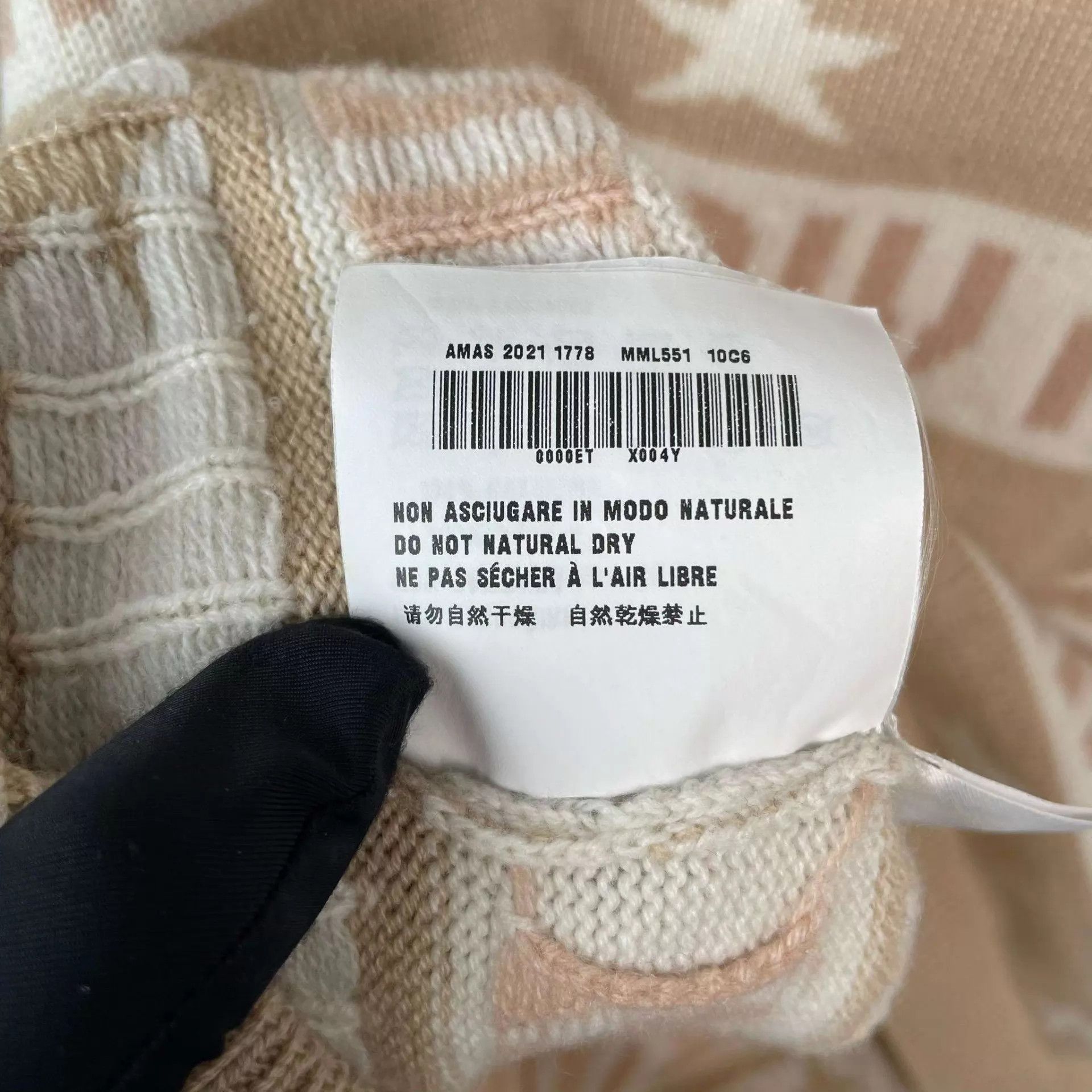 Miu Miu MIU MIU knit all over print sweater 36 beige MINT Size XS / US 0-2 / IT 36-38 - 8 Thumbnail