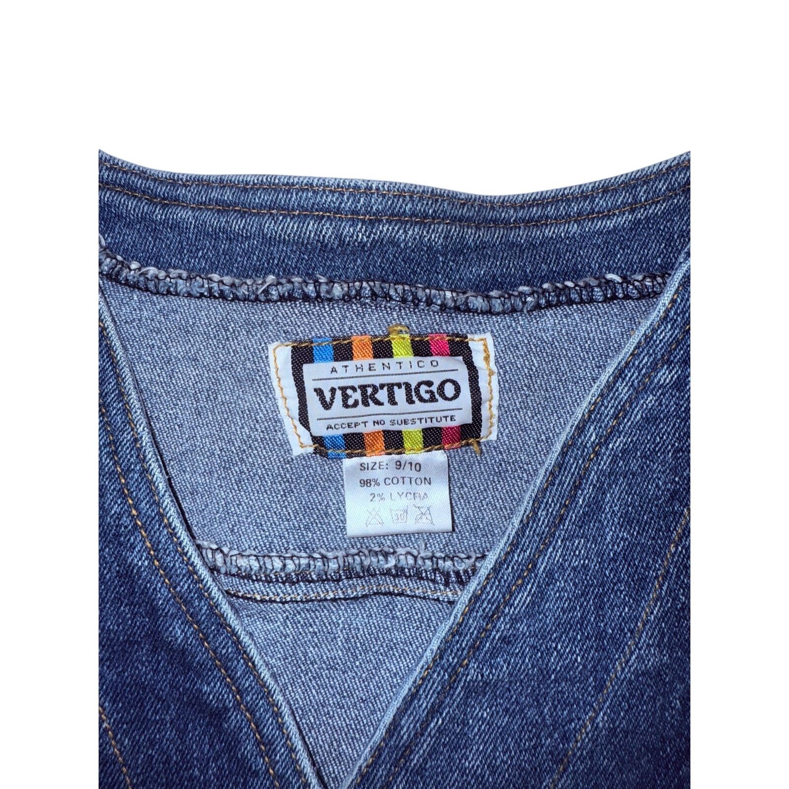 Vintage Rare Vintage 80s 90s Vertigo High Waisted Skirt Denim Set Size M / US 6-8 / IT 42-44 - 6 Thumbnail