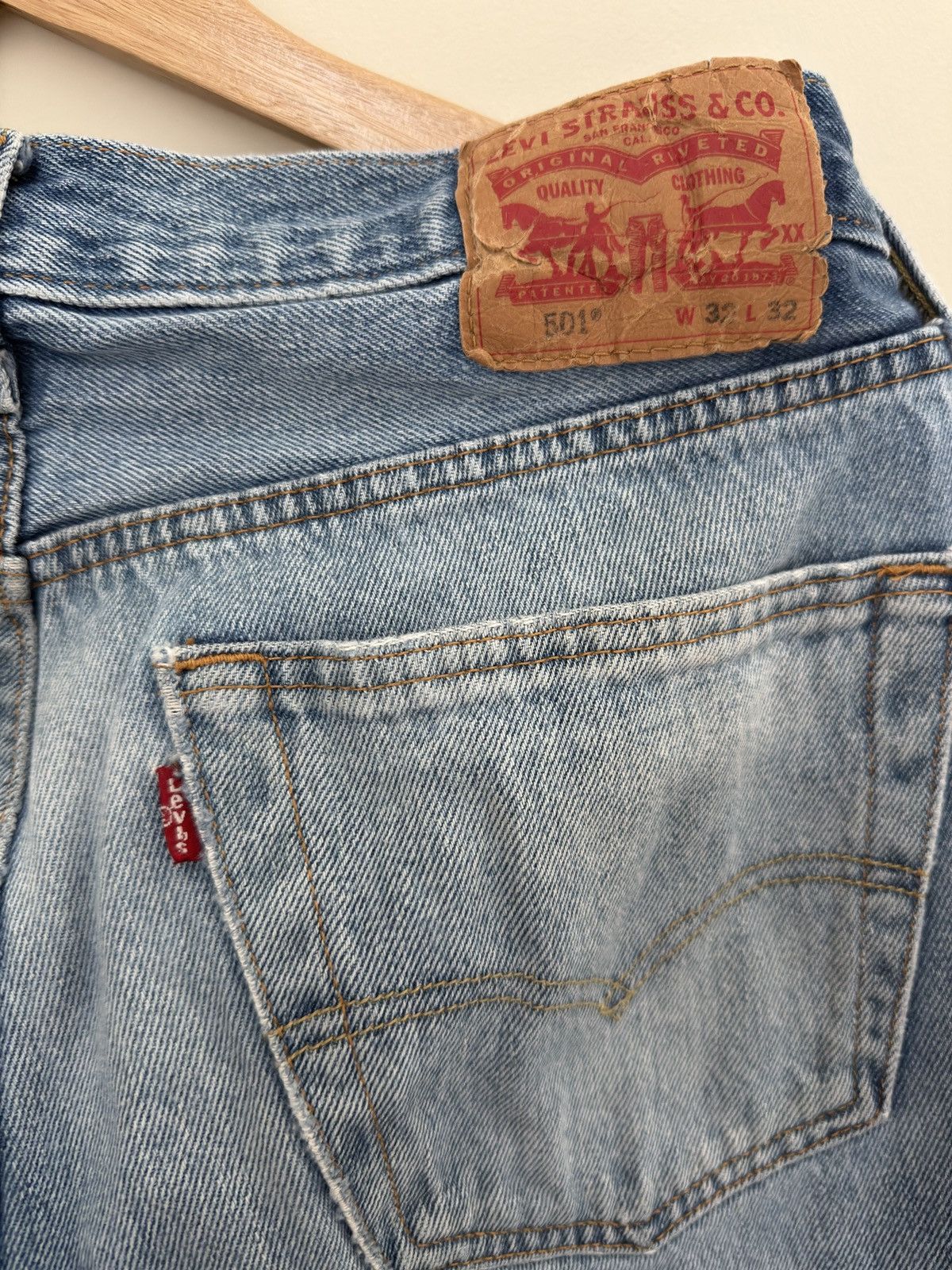 Levi's Levi's 501 Vintage Button Fly 32x32 Size US 32 / EU 48 - 3 Thumbnail