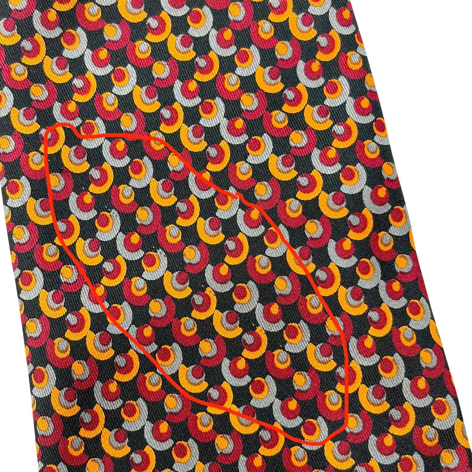 Christian Dior Monsieur Christian Dior Abstract Pattern Tie Size ONE SIZE - 8 Thumbnail